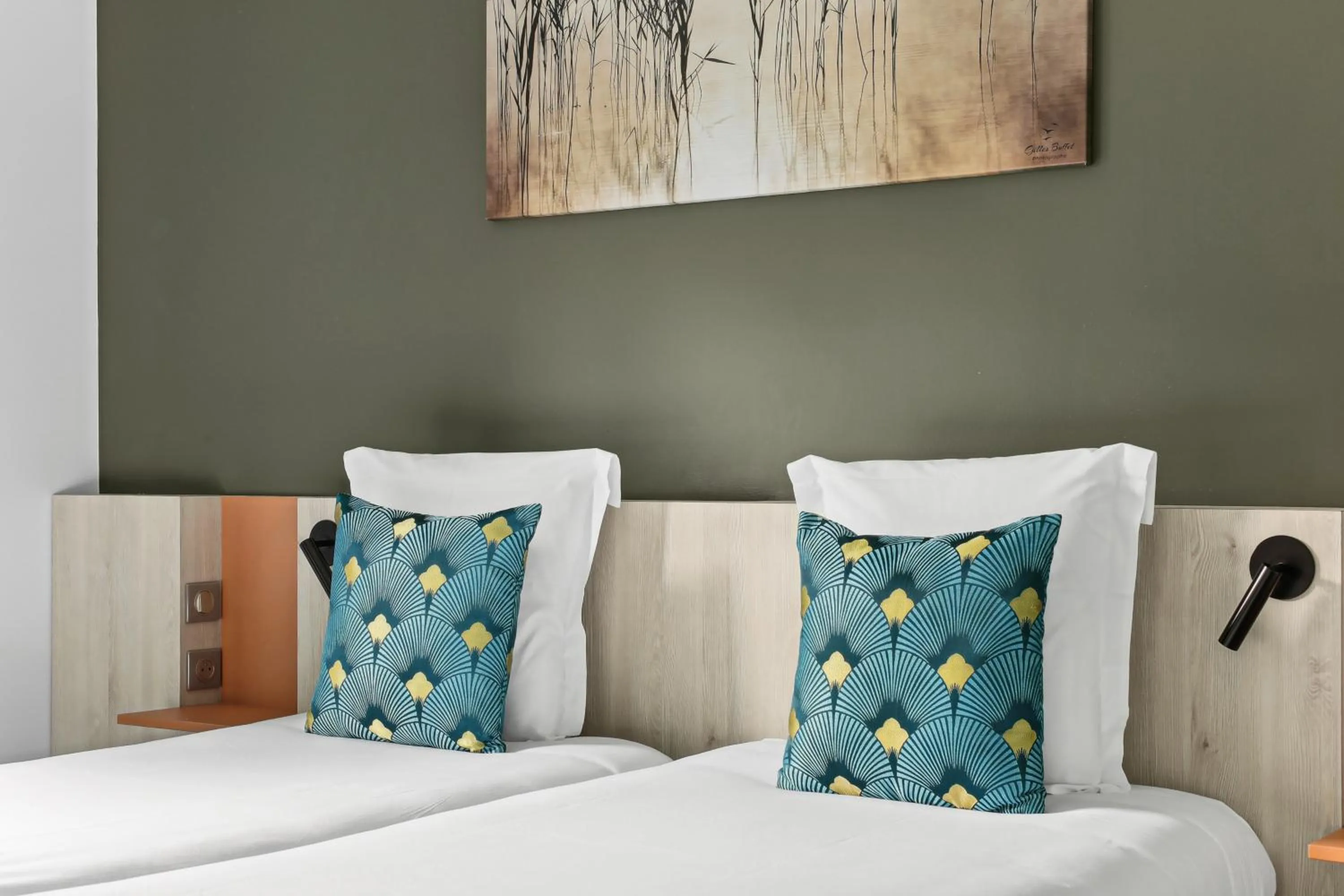 Bed in Hôtel Restaurant AKENA Molinges - La Brocatelle