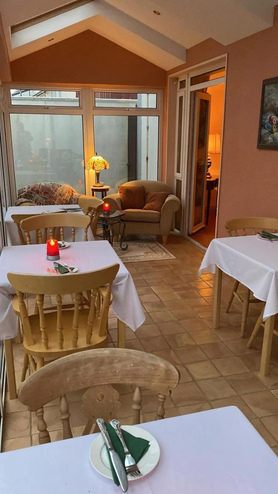 Seating area in Atlantic Lodge