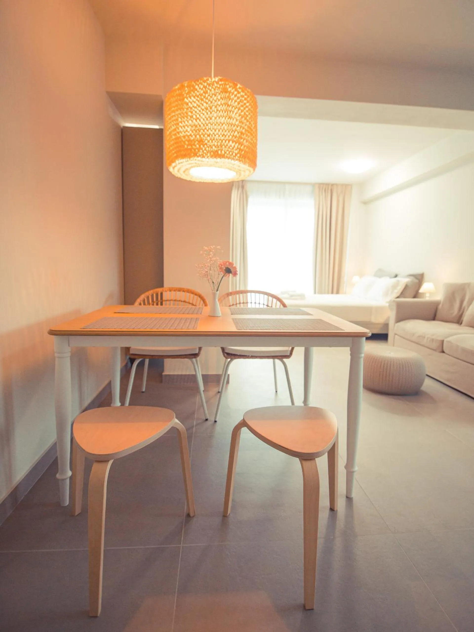 Seating area in IO Luxury Pool & Hot Tub Suites