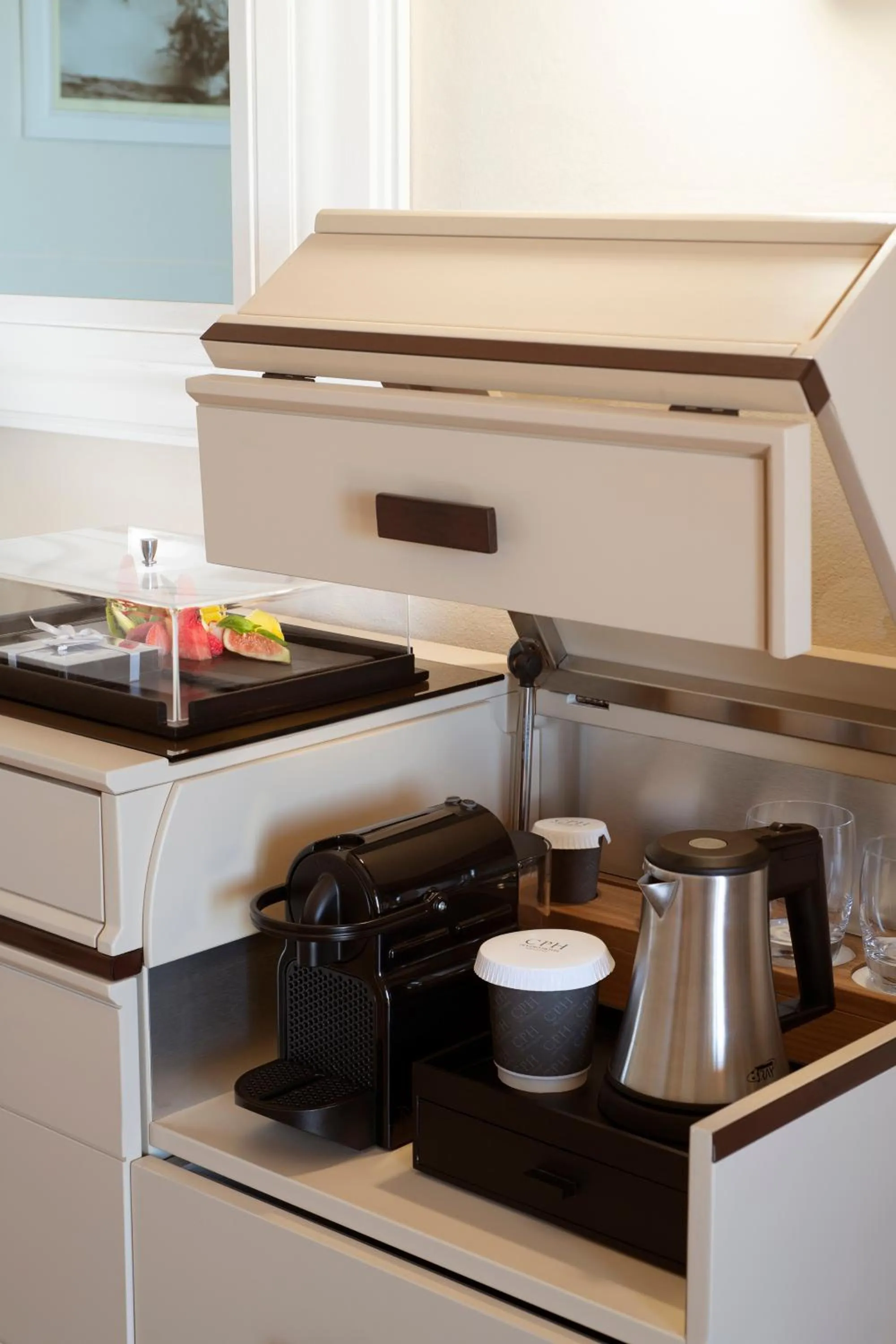 Coffee/tea facilities in CPH | Pevero Hotel