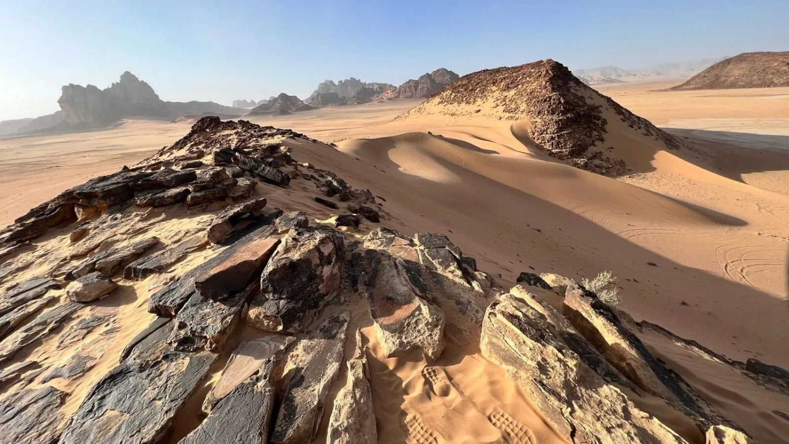 Nearby landmark in Jabal Rum Camp