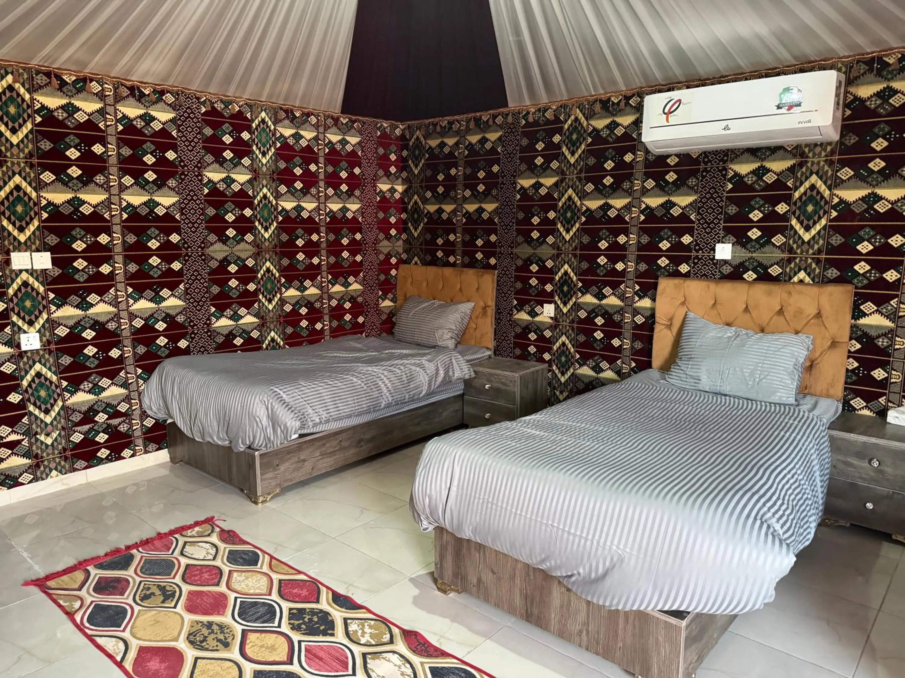 Bed in Jabal Rum Camp