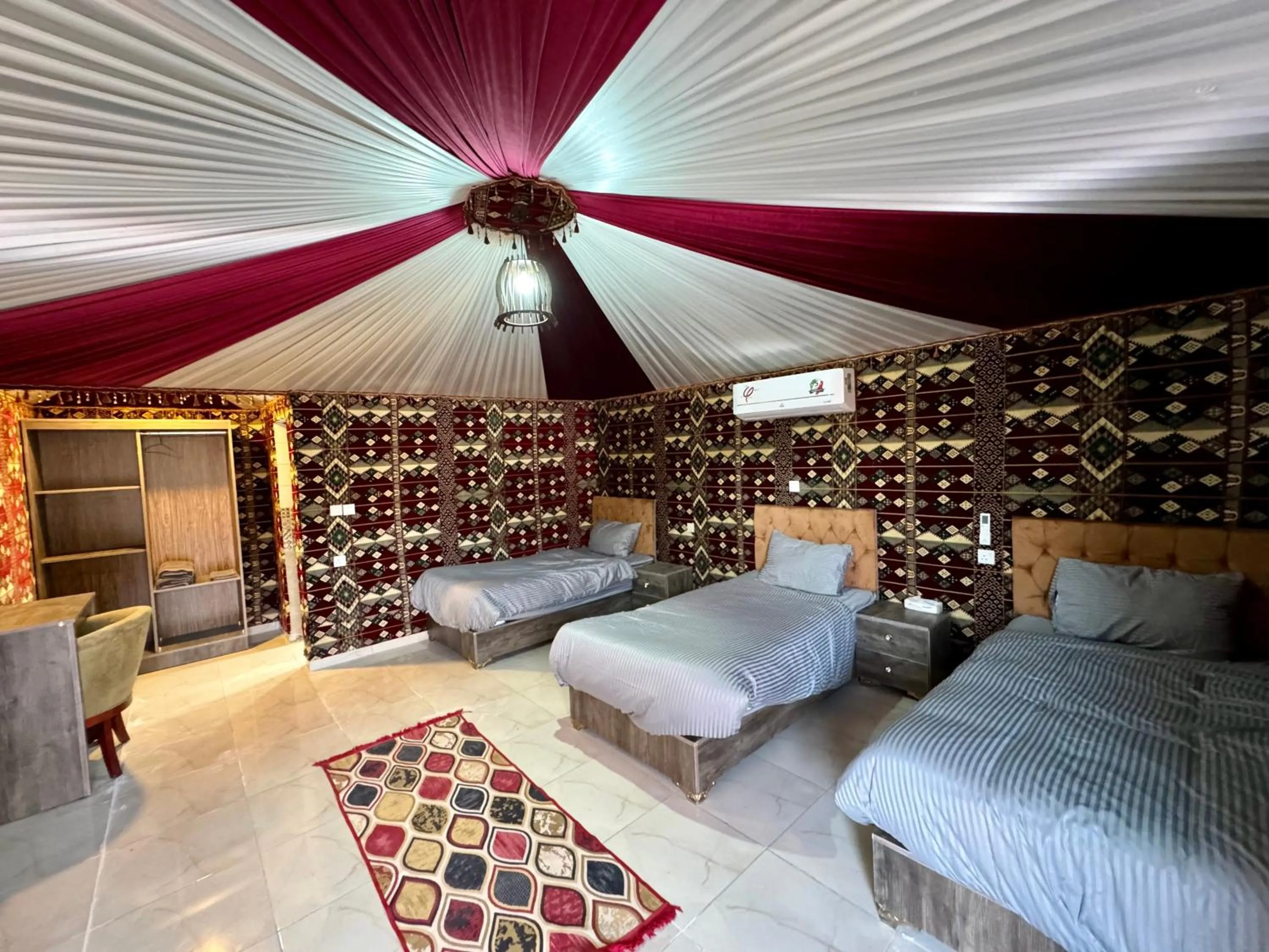 Bed in Jabal Rum Camp