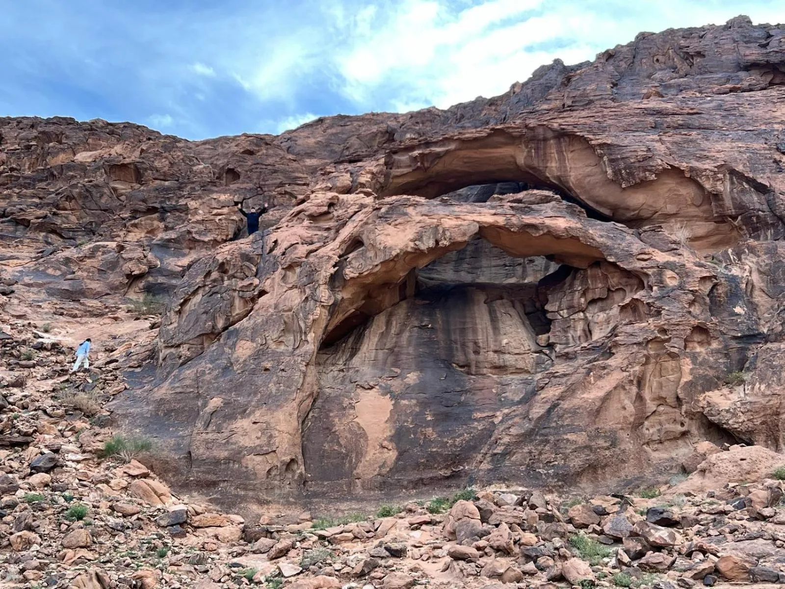Natural landscape in Jabal Rum Camp