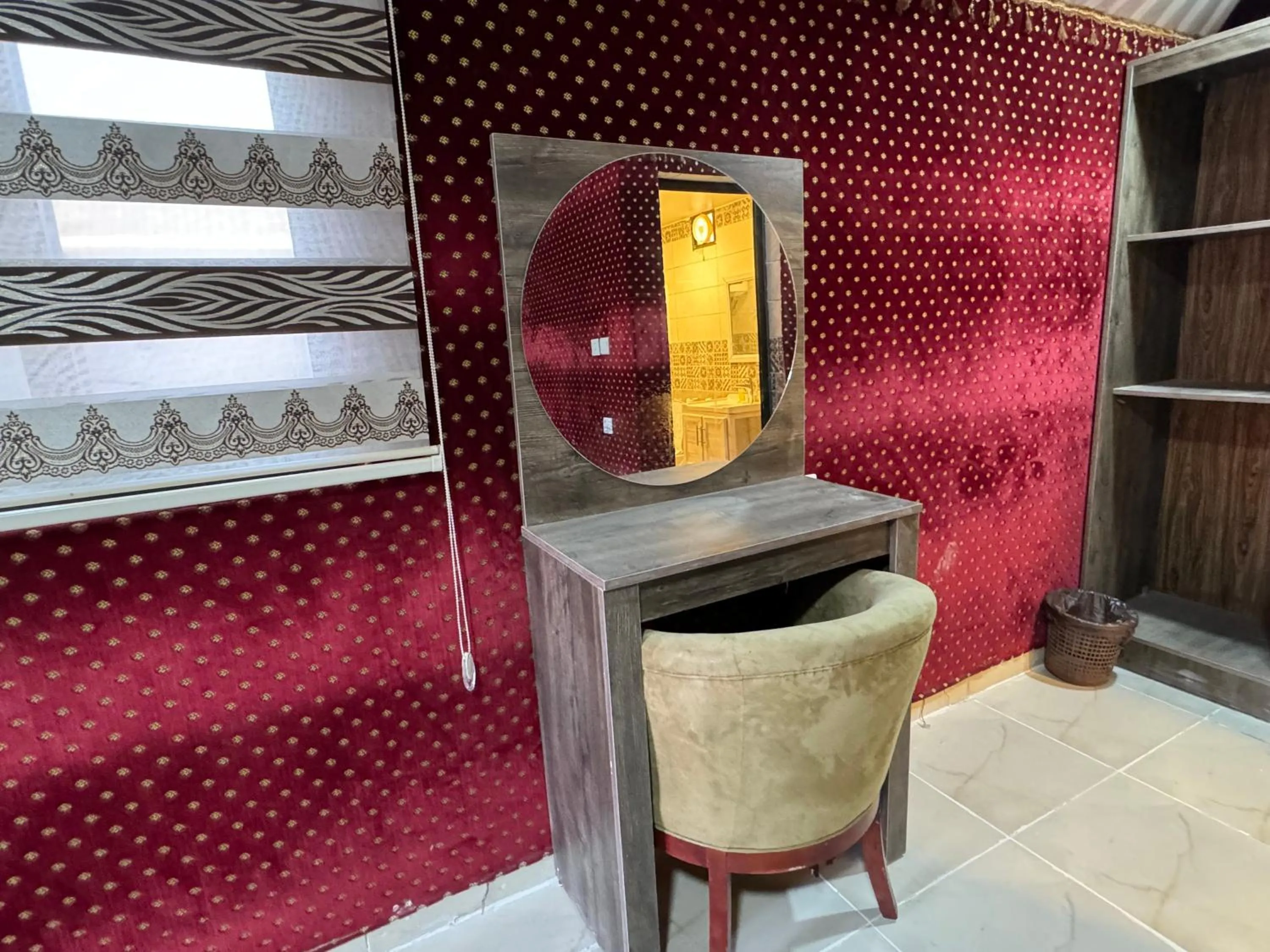 Seating area in Jabal Rum Camp