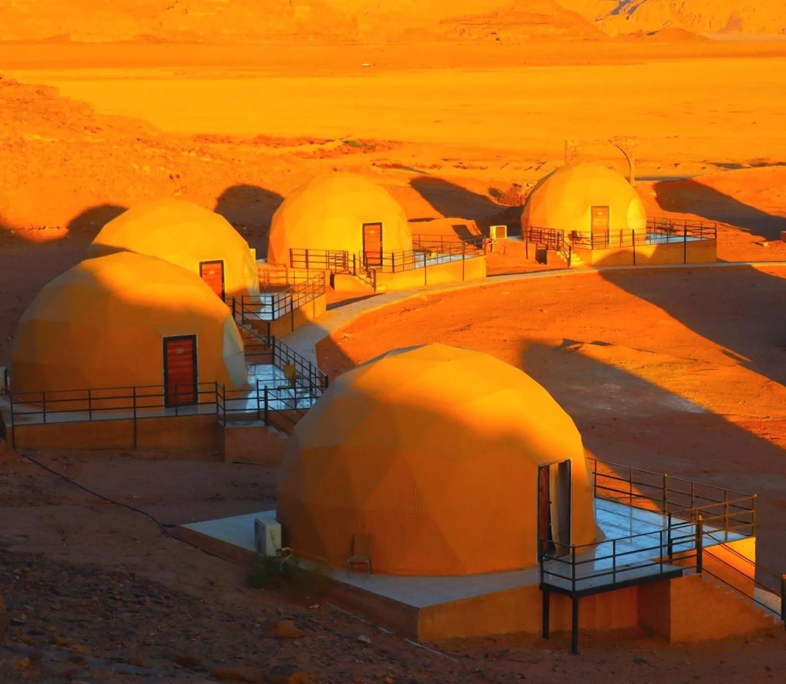 Property building in Jabal Rum Camp