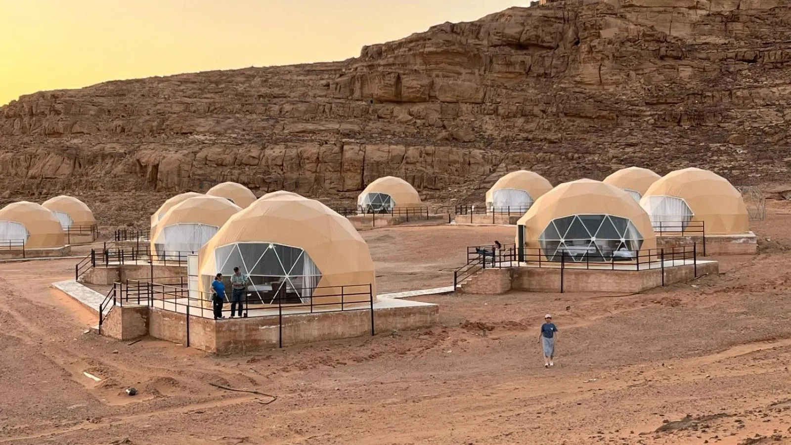 Natural landscape in Jabal Rum Camp