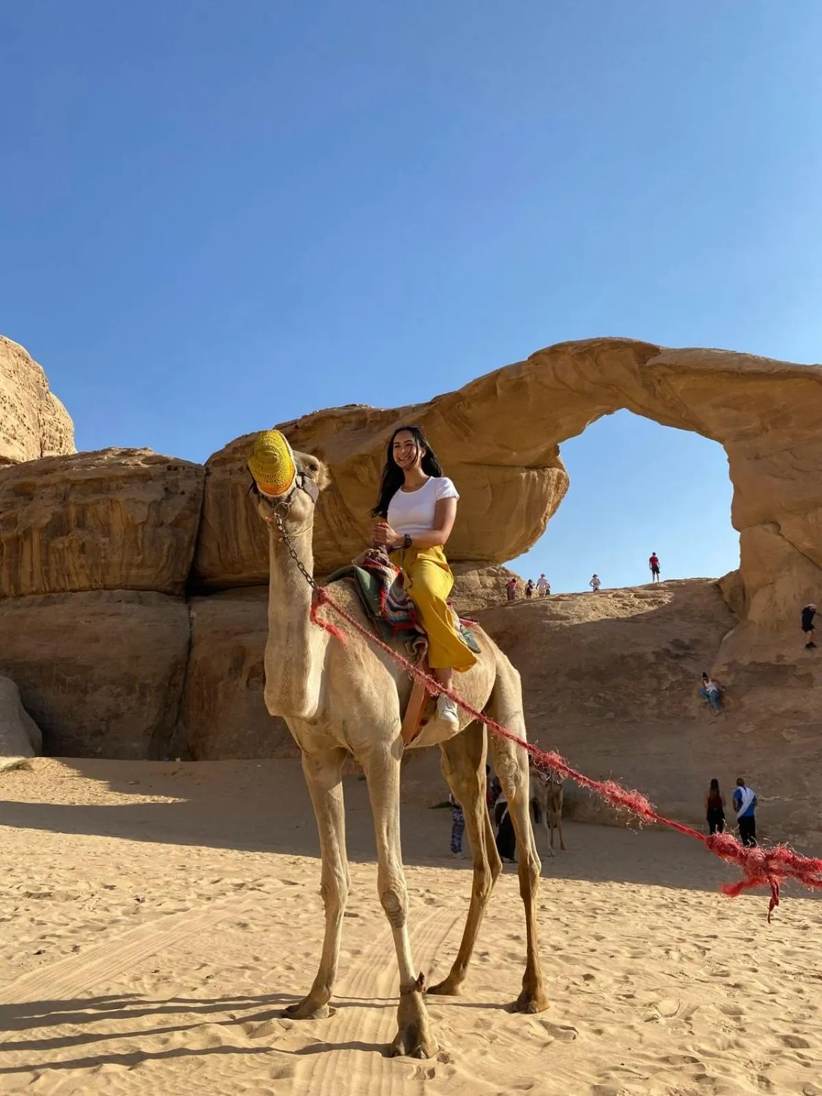 Natural landscape in Jabal Rum Camp