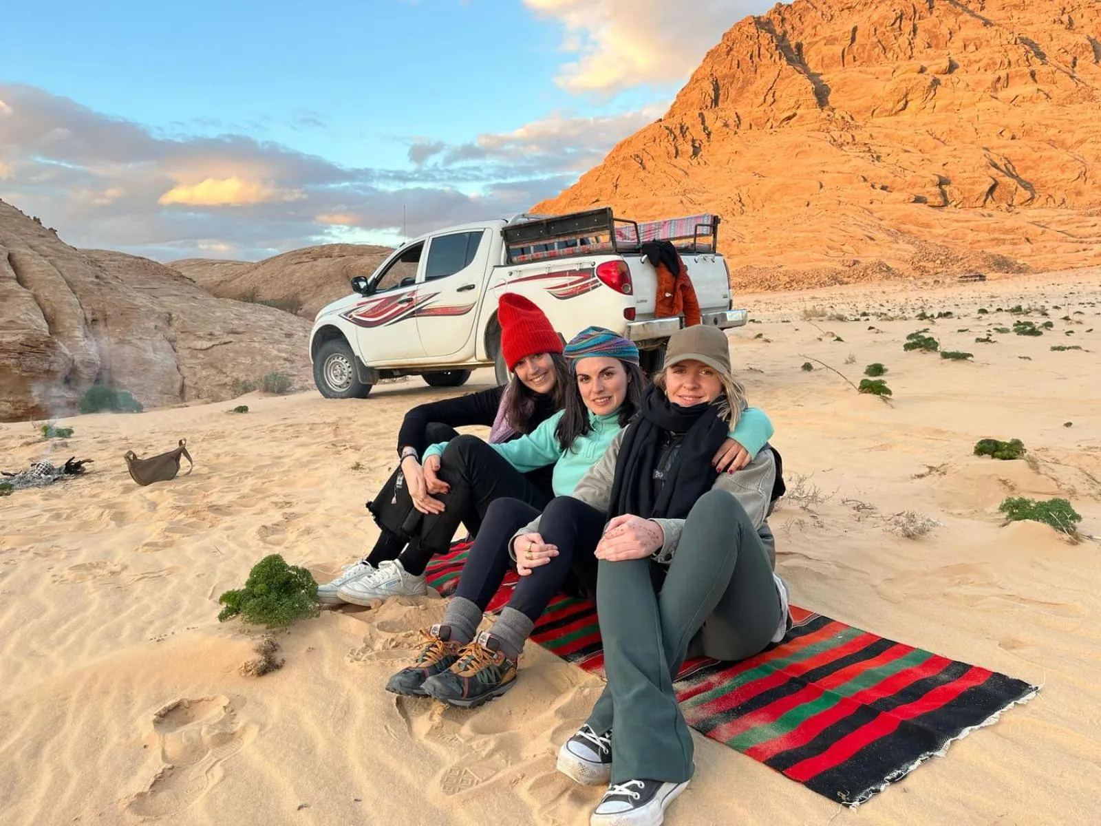 People in Jabal Rum Camp