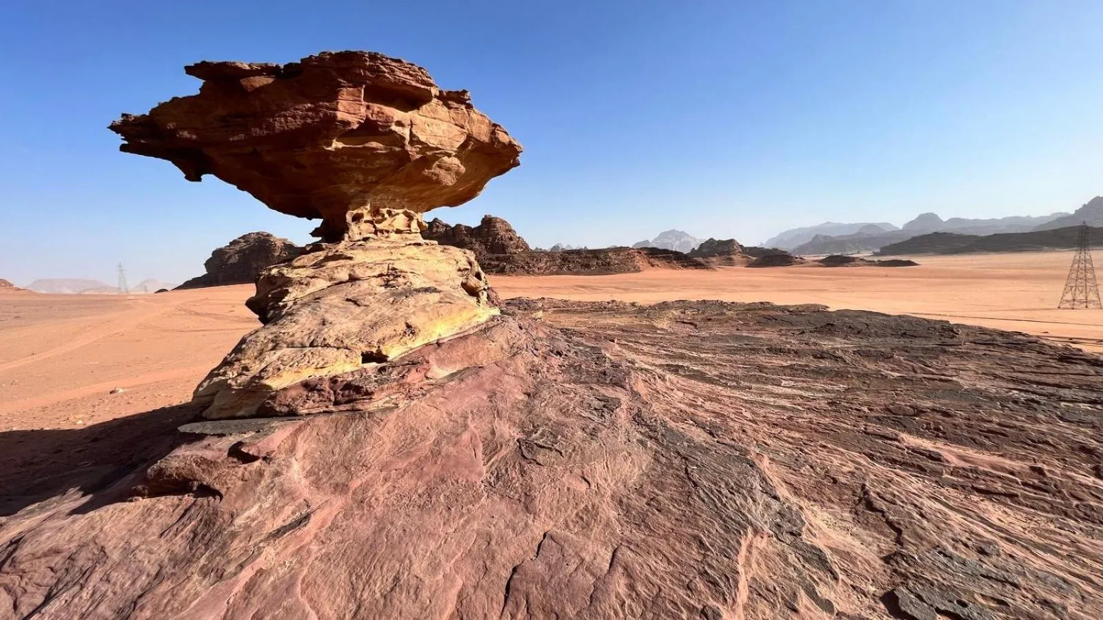 Nearby landmark in Jabal Rum Camp
