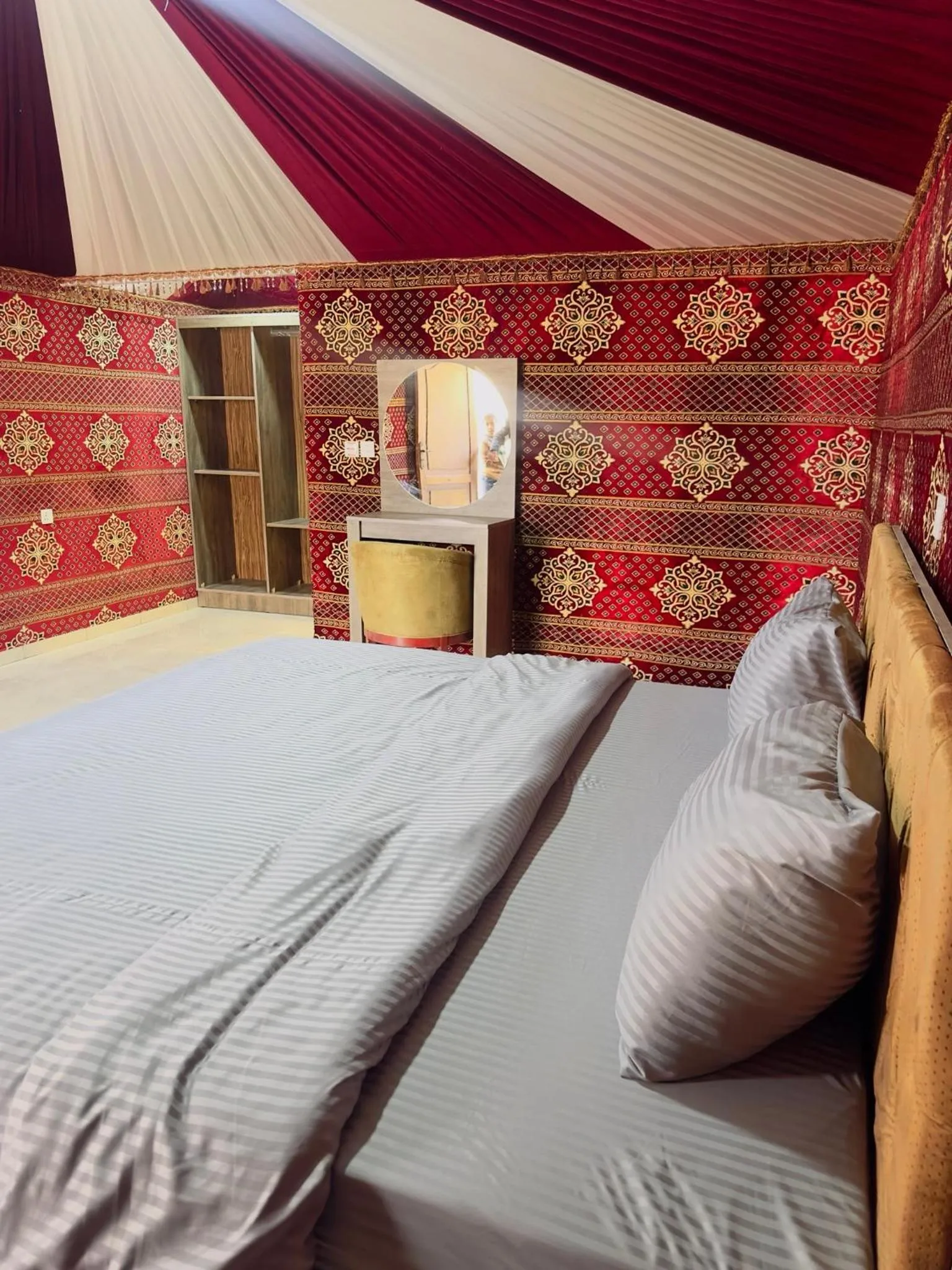 Bed in Jabal Rum Camp