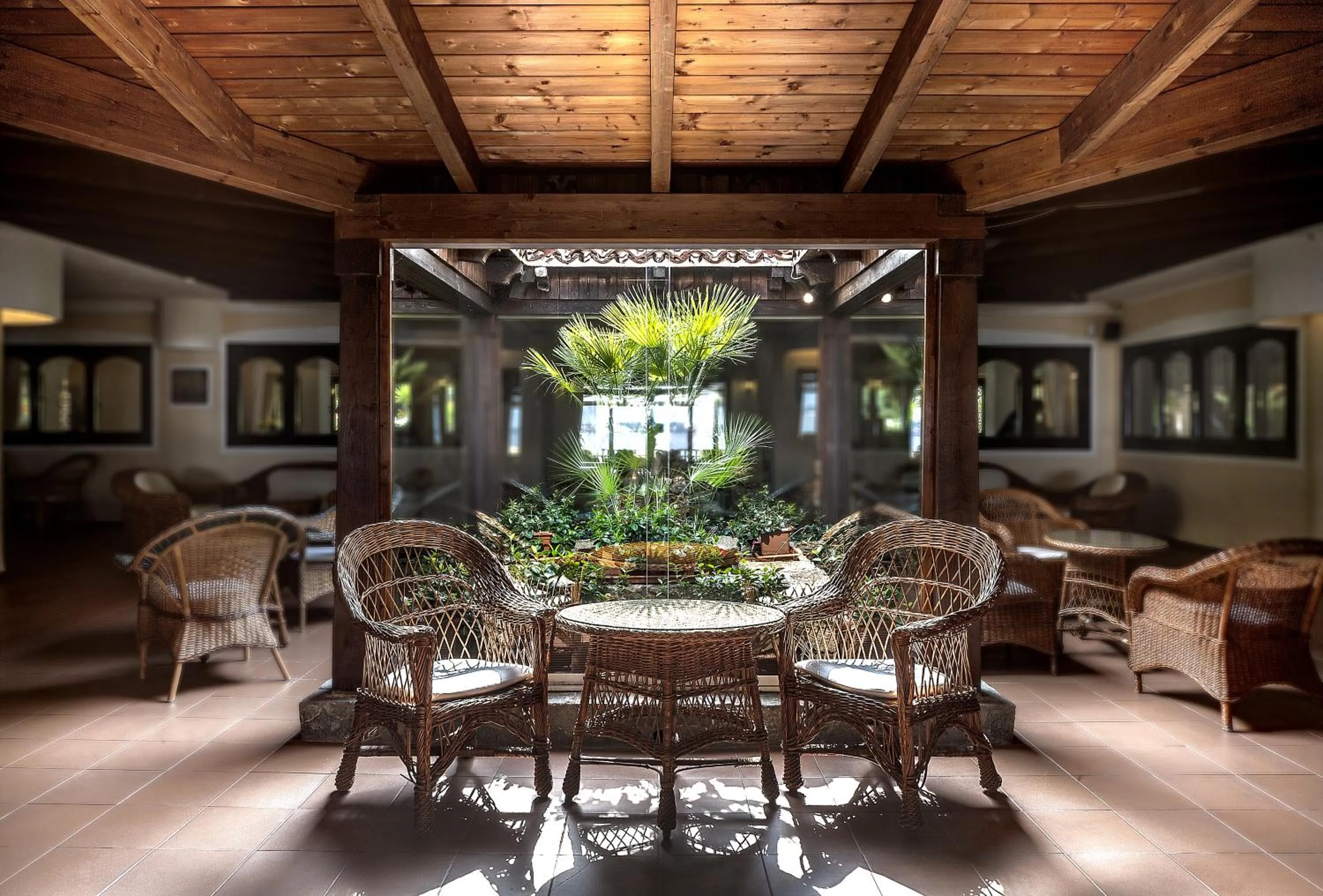 Lobby or reception in Grand Hotel Smeraldo Beach