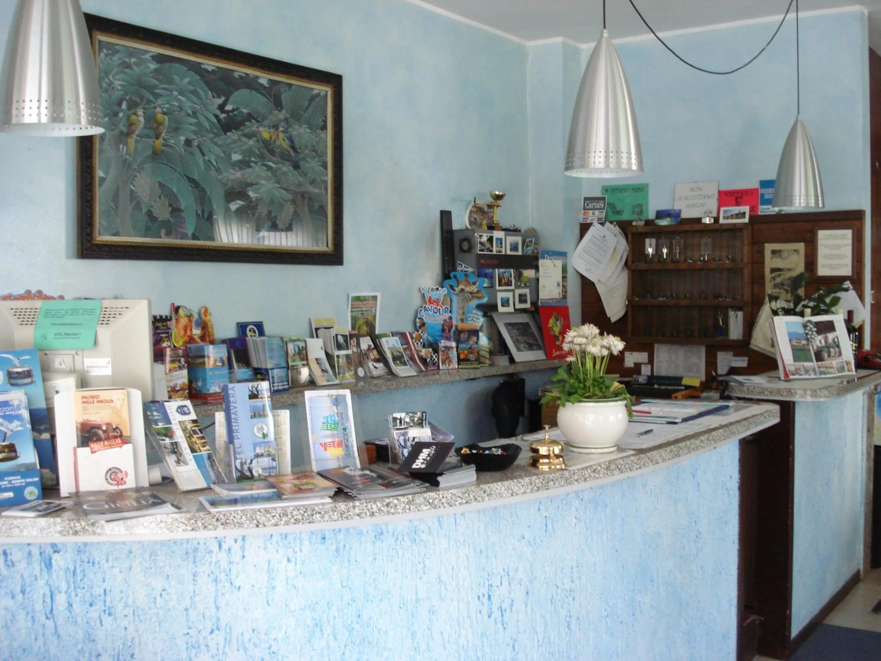 Lobby or reception in Hotel Primavera