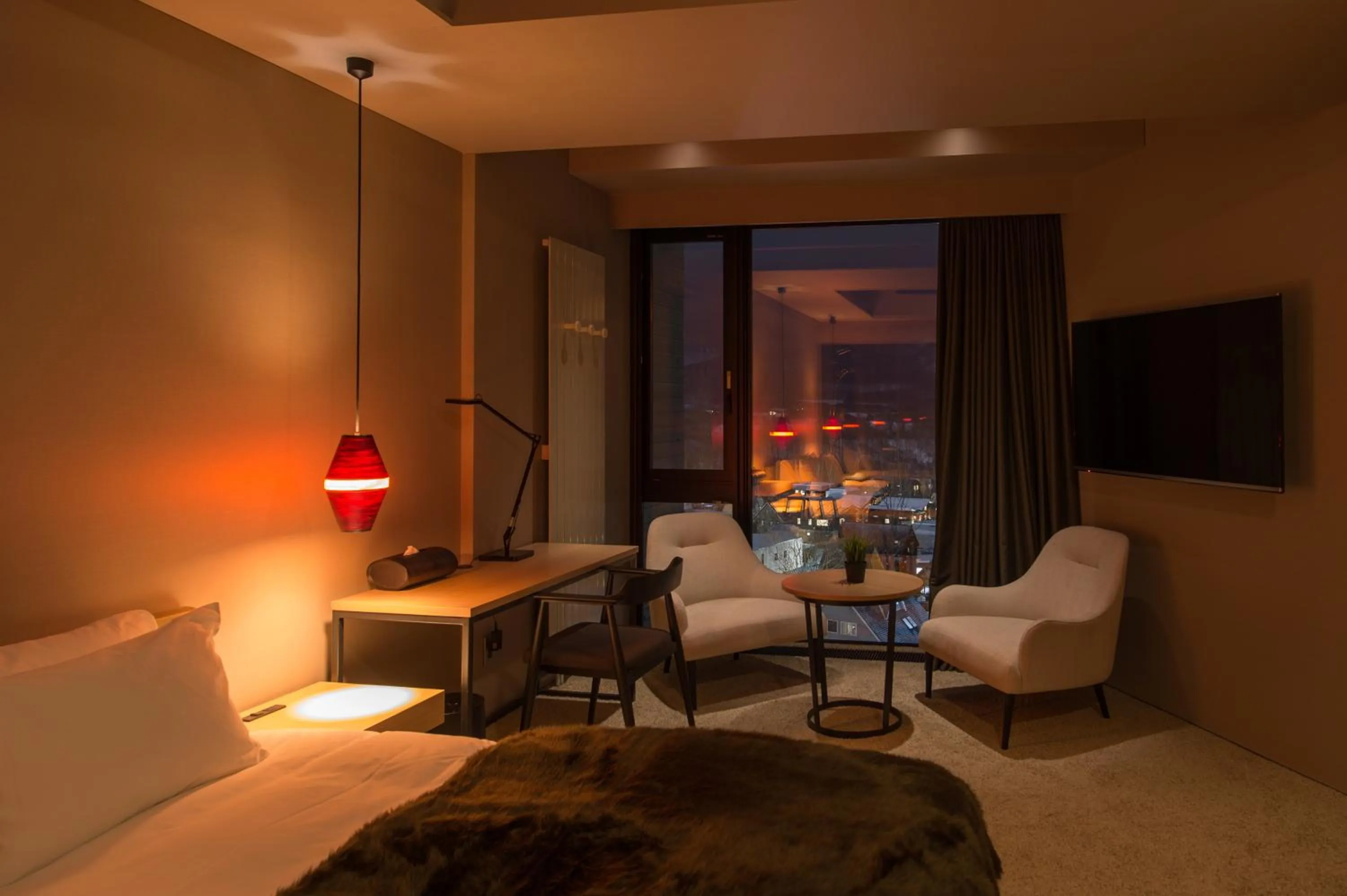 Bedroom in Aspect Luxury Apartments by H2 Life