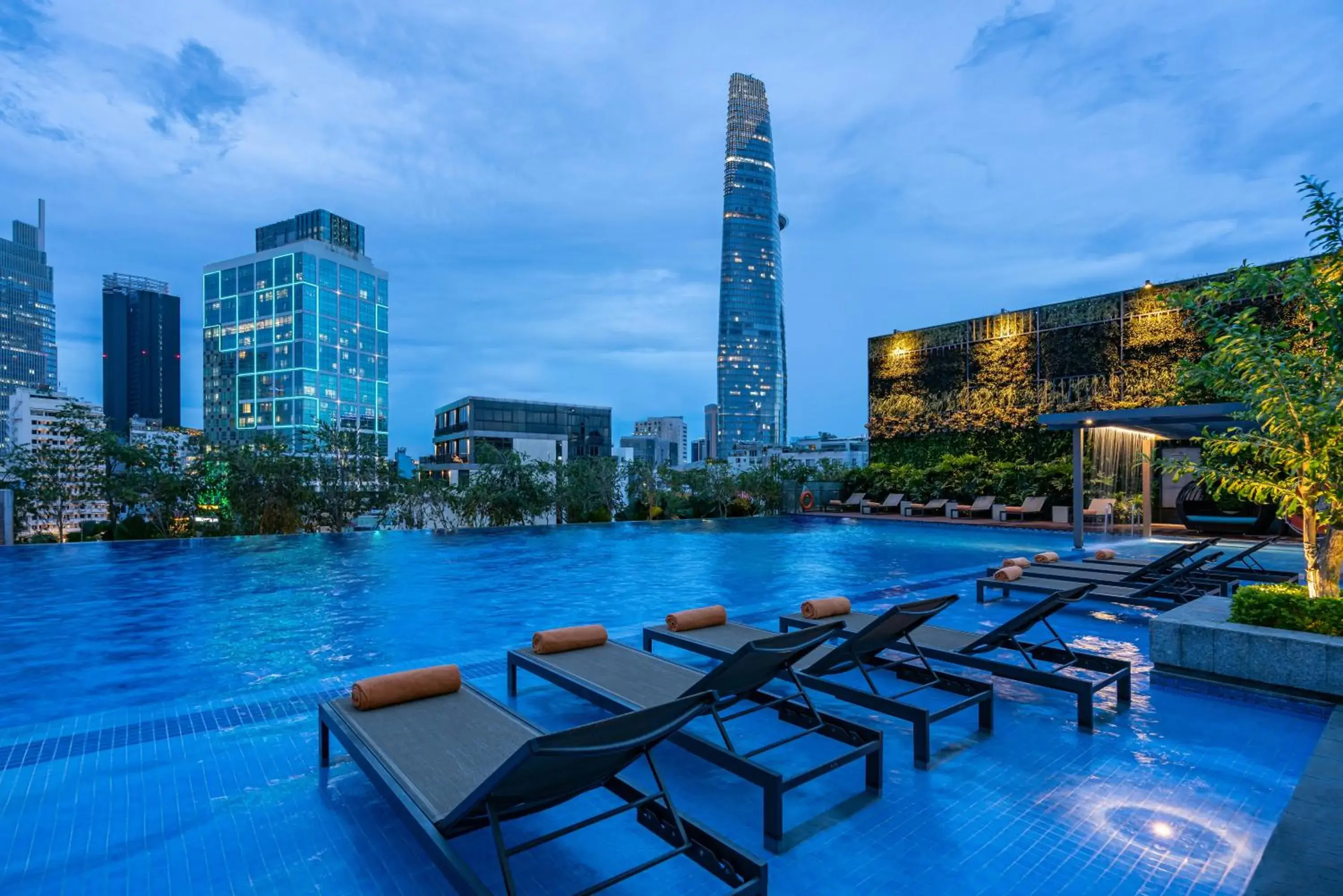 Swimming pool in Fusion Original Saigon Centre Swimming pool in Fusion Original Saigon Centre