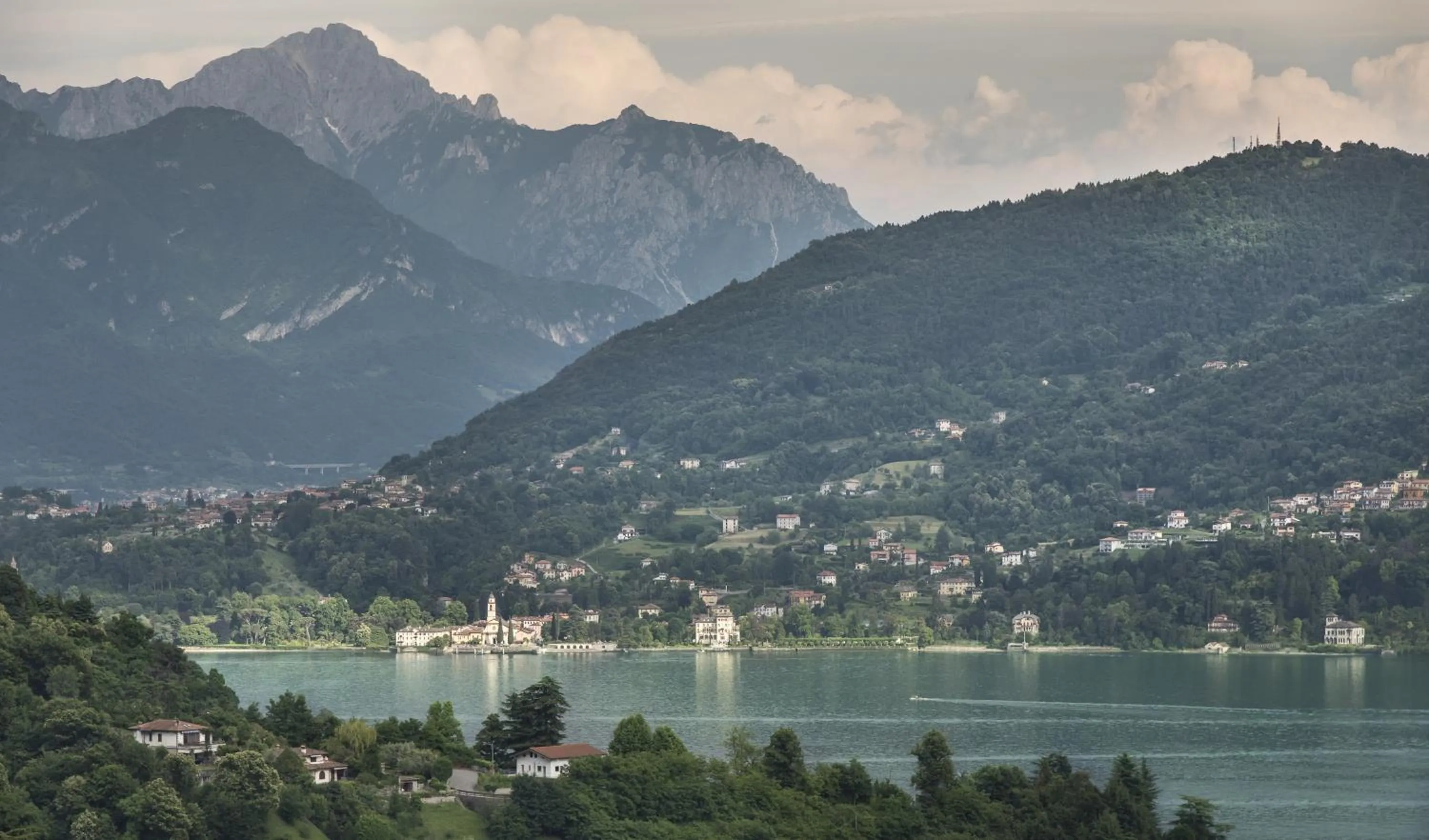 Lake view in Hotel La Perla