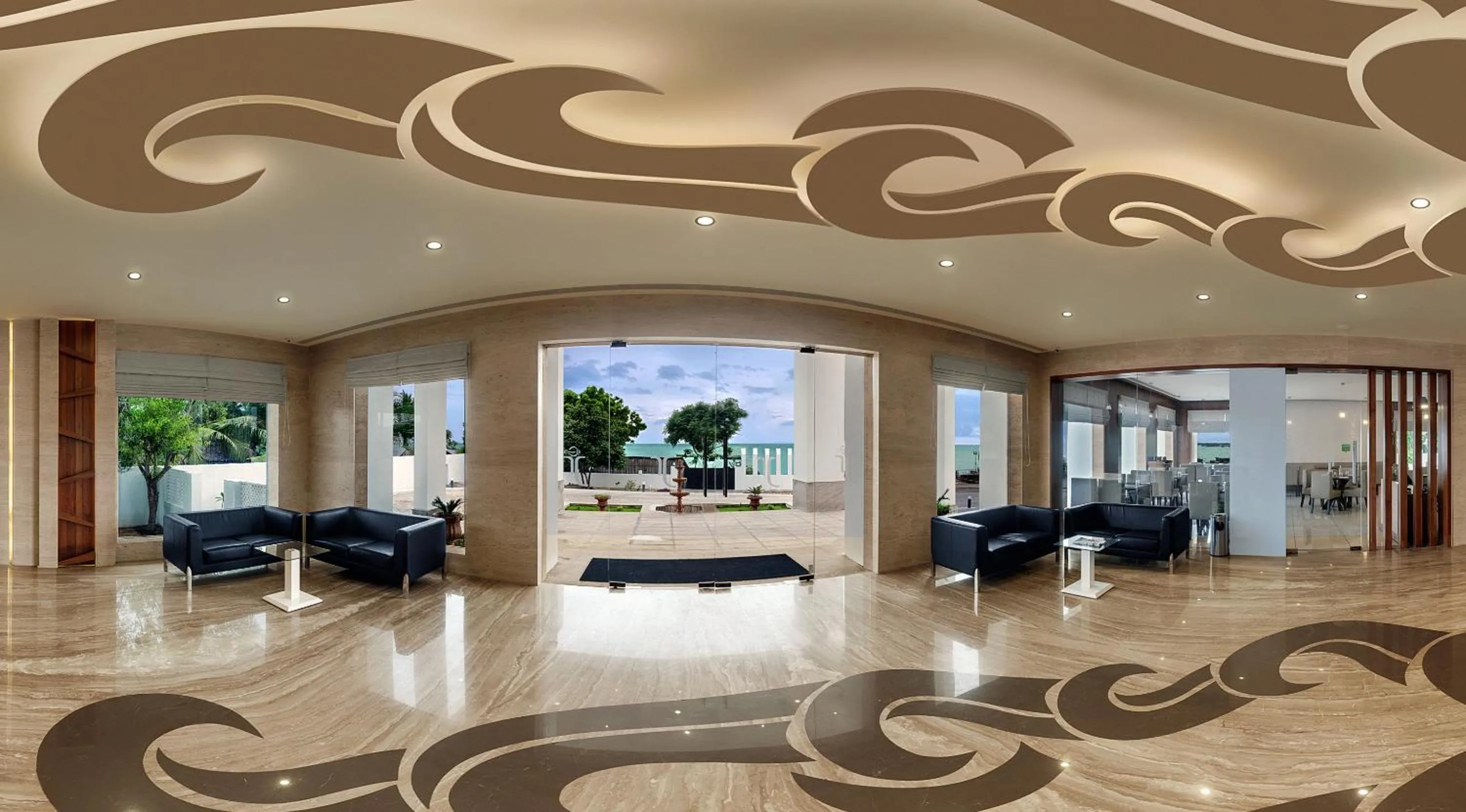 Living room in Hotel Fortune