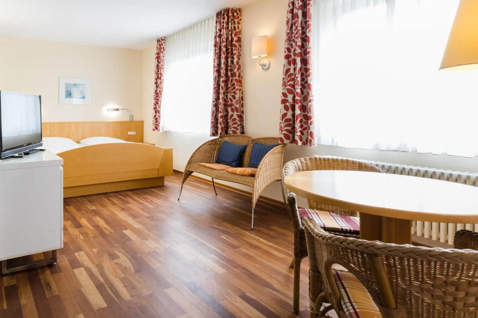 Photo of the whole room, Bed in Bike- und Ferienhotel Freiburg