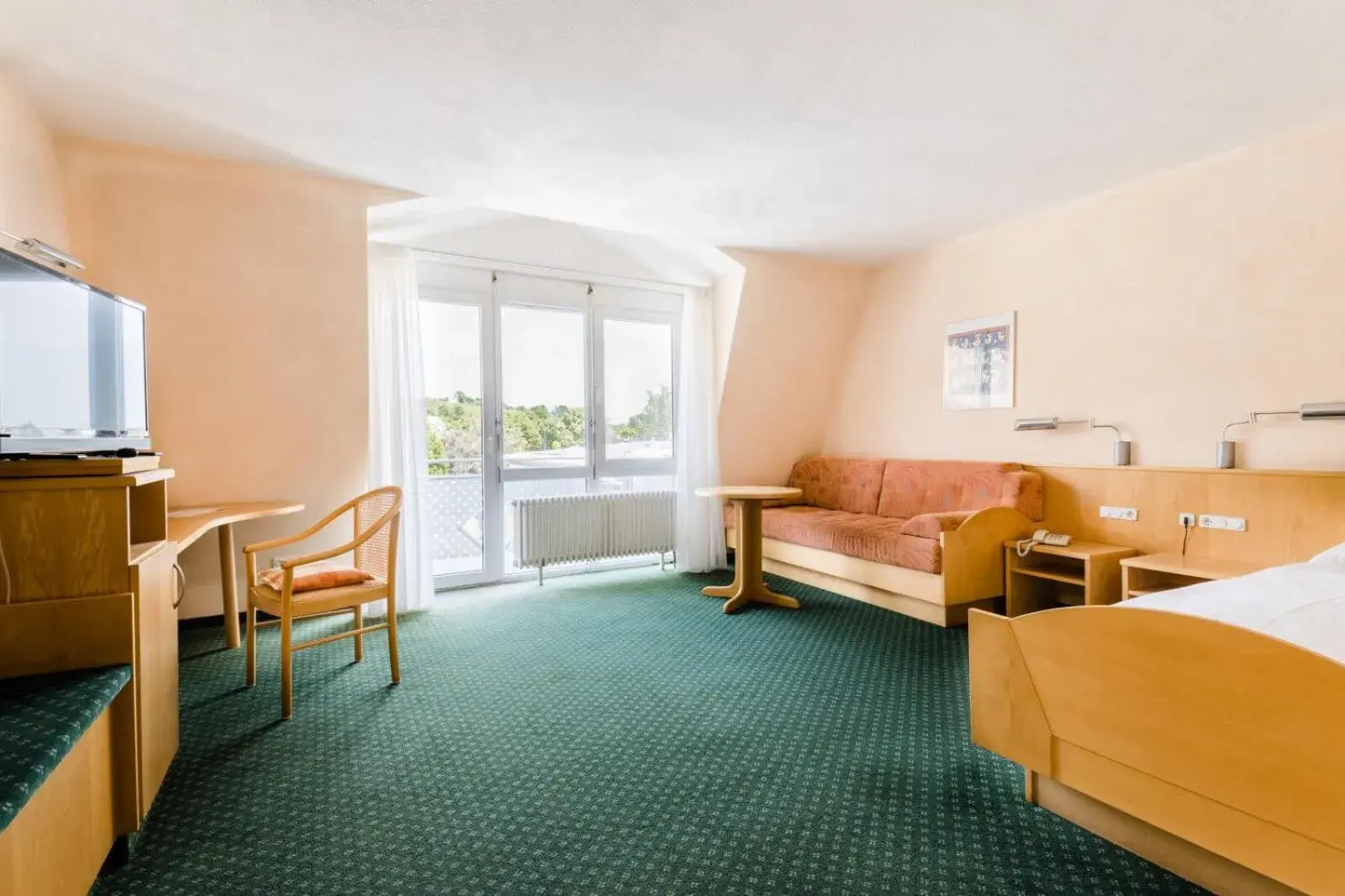 Standard Twin Room with Mountain View - single occupancy in Bike- und Ferienhotel Freiburg Standard Twin Room with Mountain View - single occupancy in Bike- und Ferienhotel Freiburg