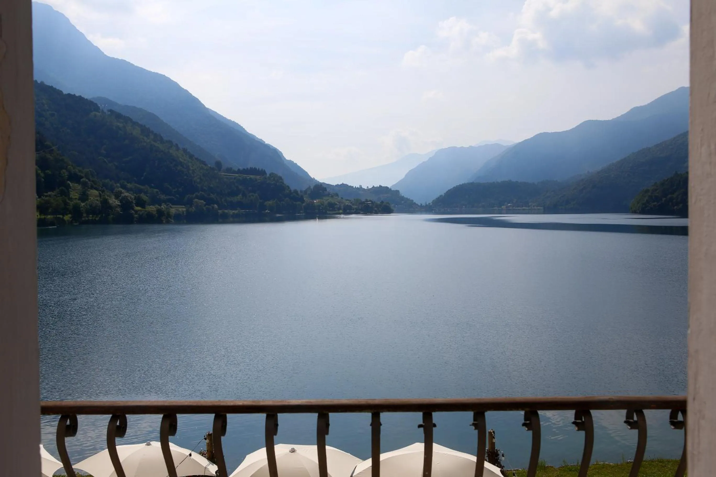 Lake view in Hotel Lido