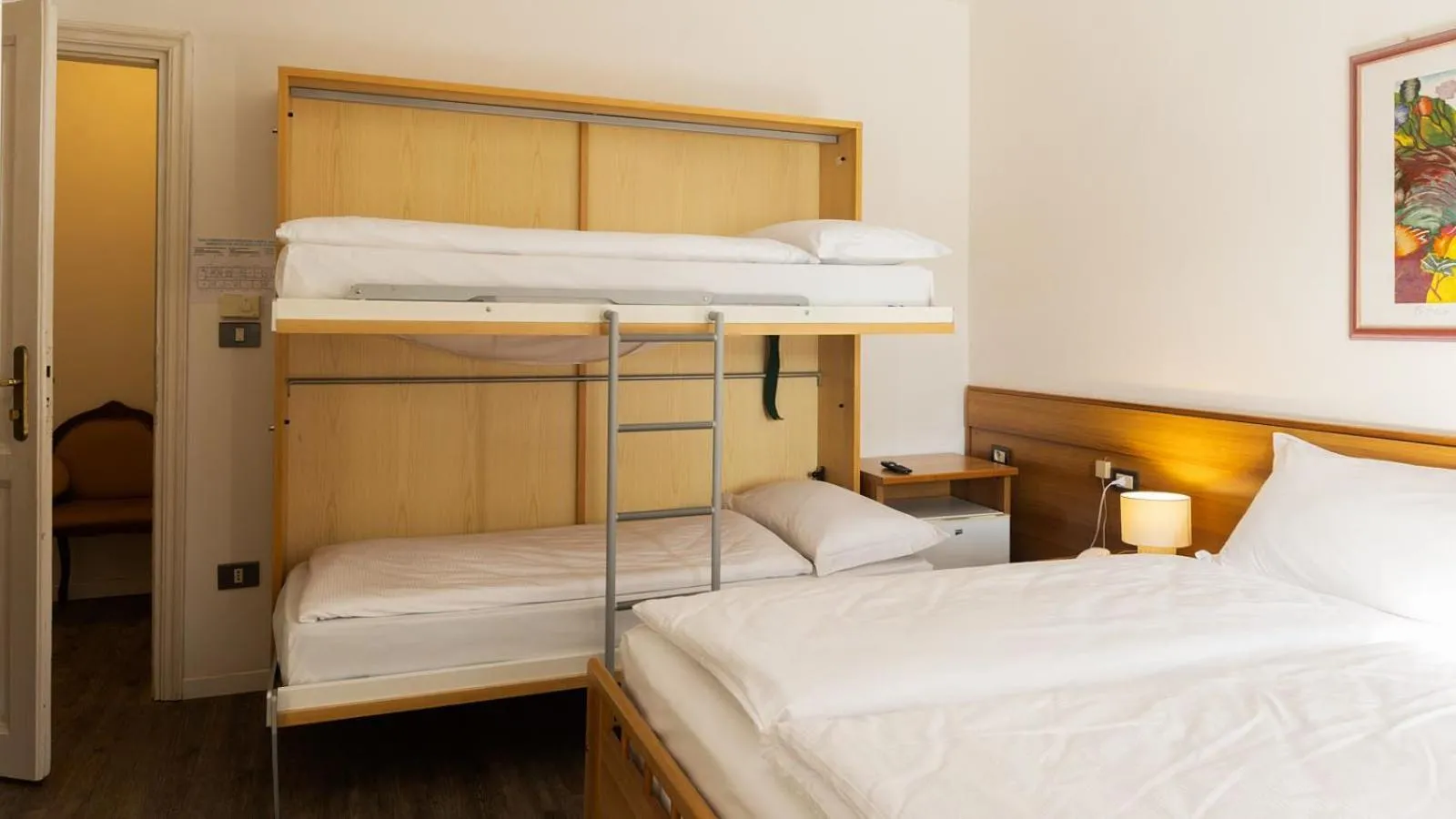 Bed in Hotel Lido