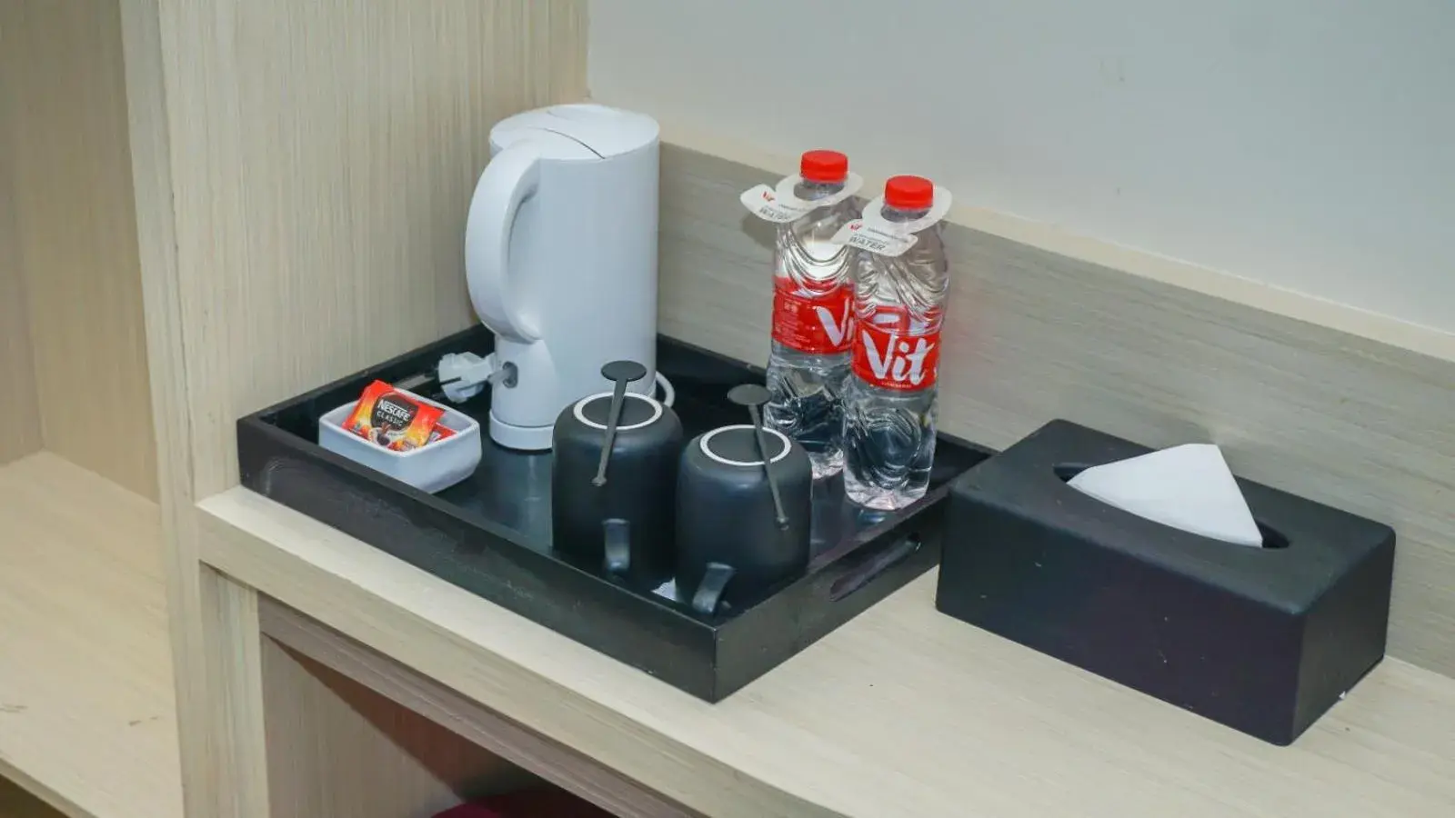 Deluxe Twin Room in Kesuma Front One Boutique Palembang Deluxe Twin Room in Kesuma Front One Boutique Palembang