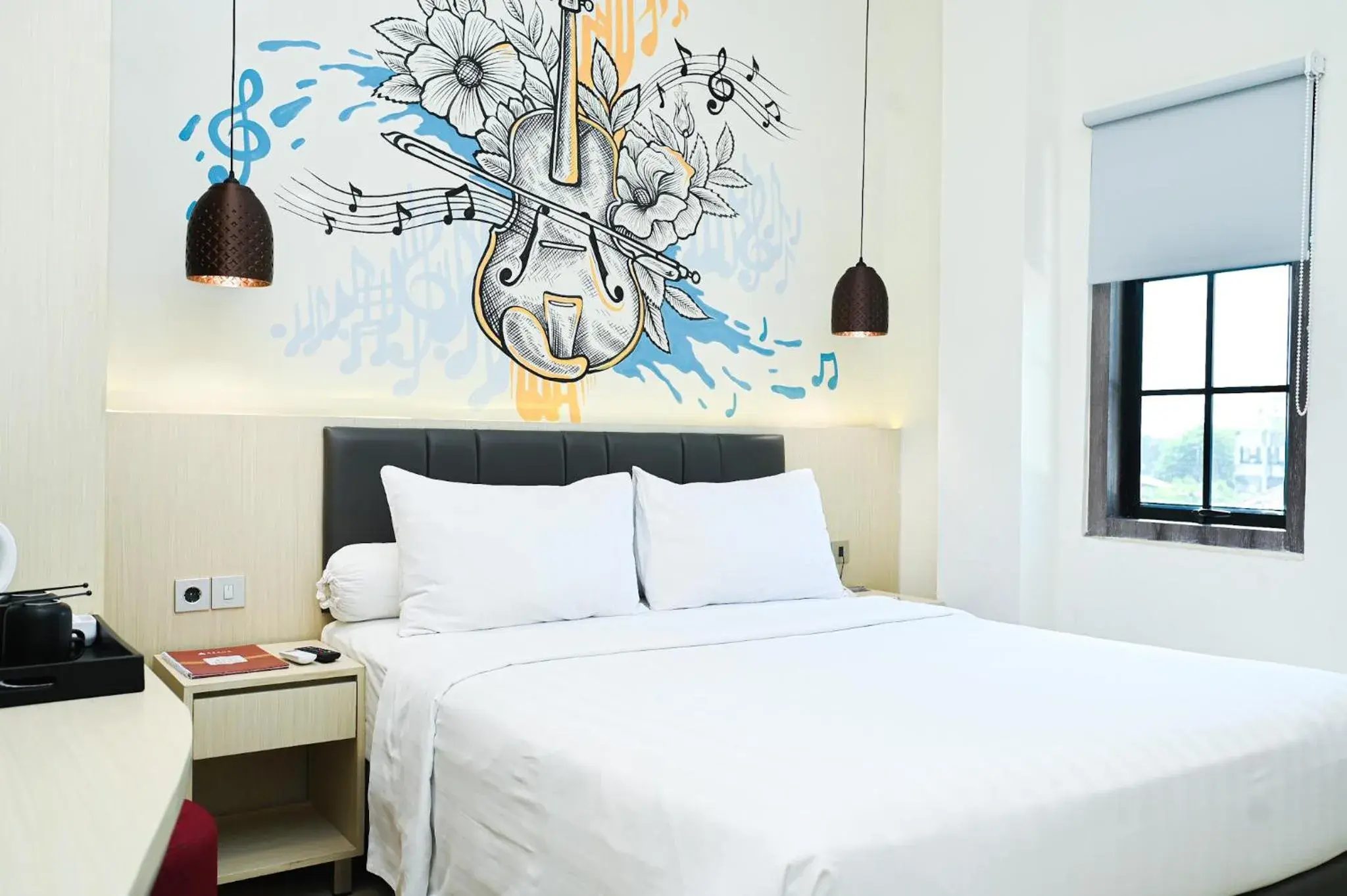 Bedroom, Bed in Kesuma Front One Boutique Palembang Bedroom, Bed in Kesuma Front One Boutique Palembang