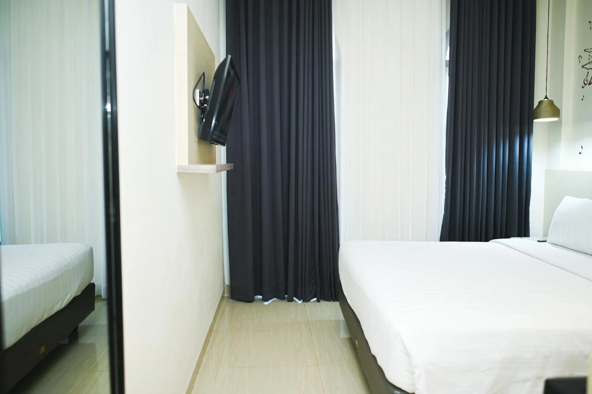 Balcony/Terrace, Bed in Kesuma Front One Boutique Palembang