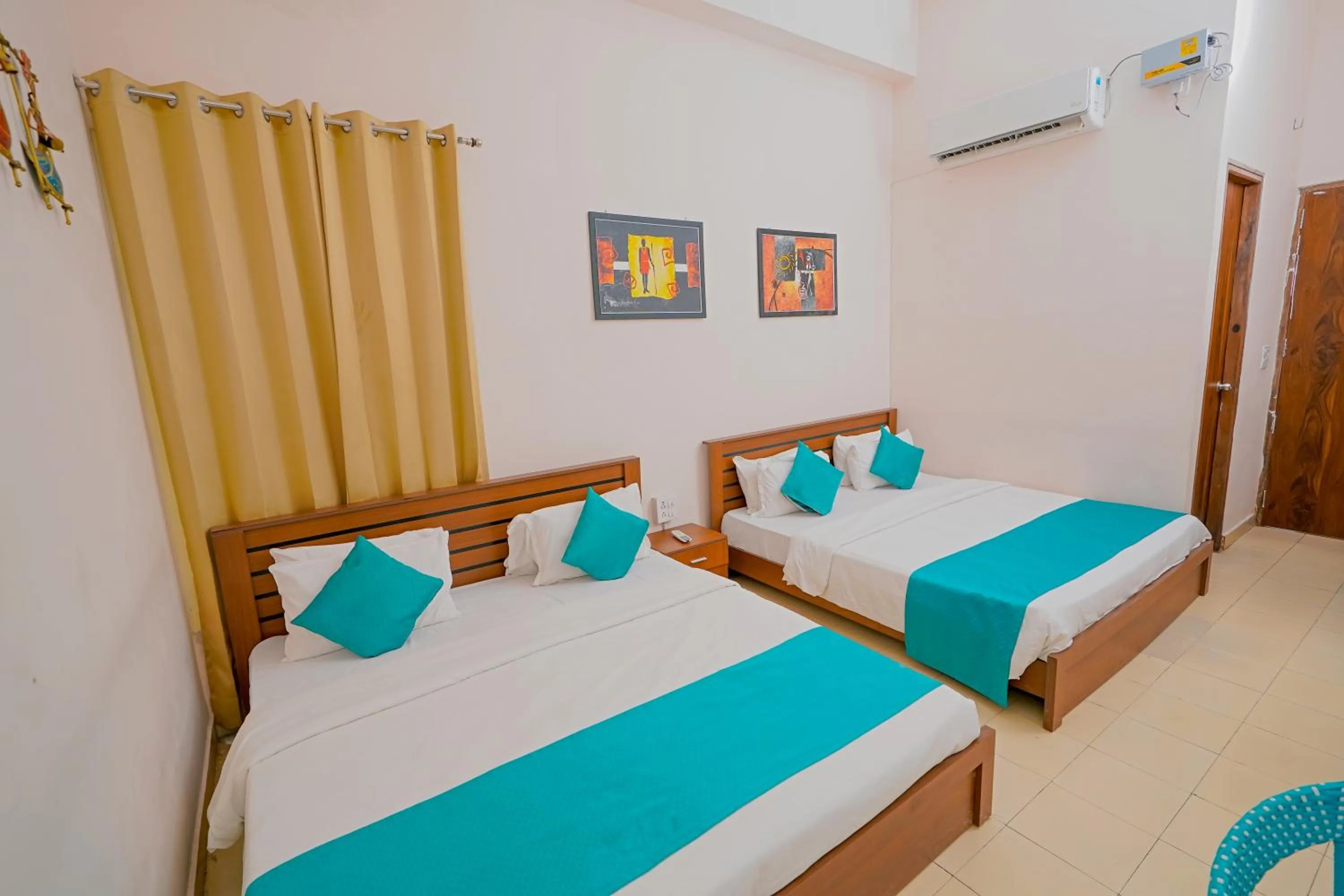 Bed in The Naga Rishikesh