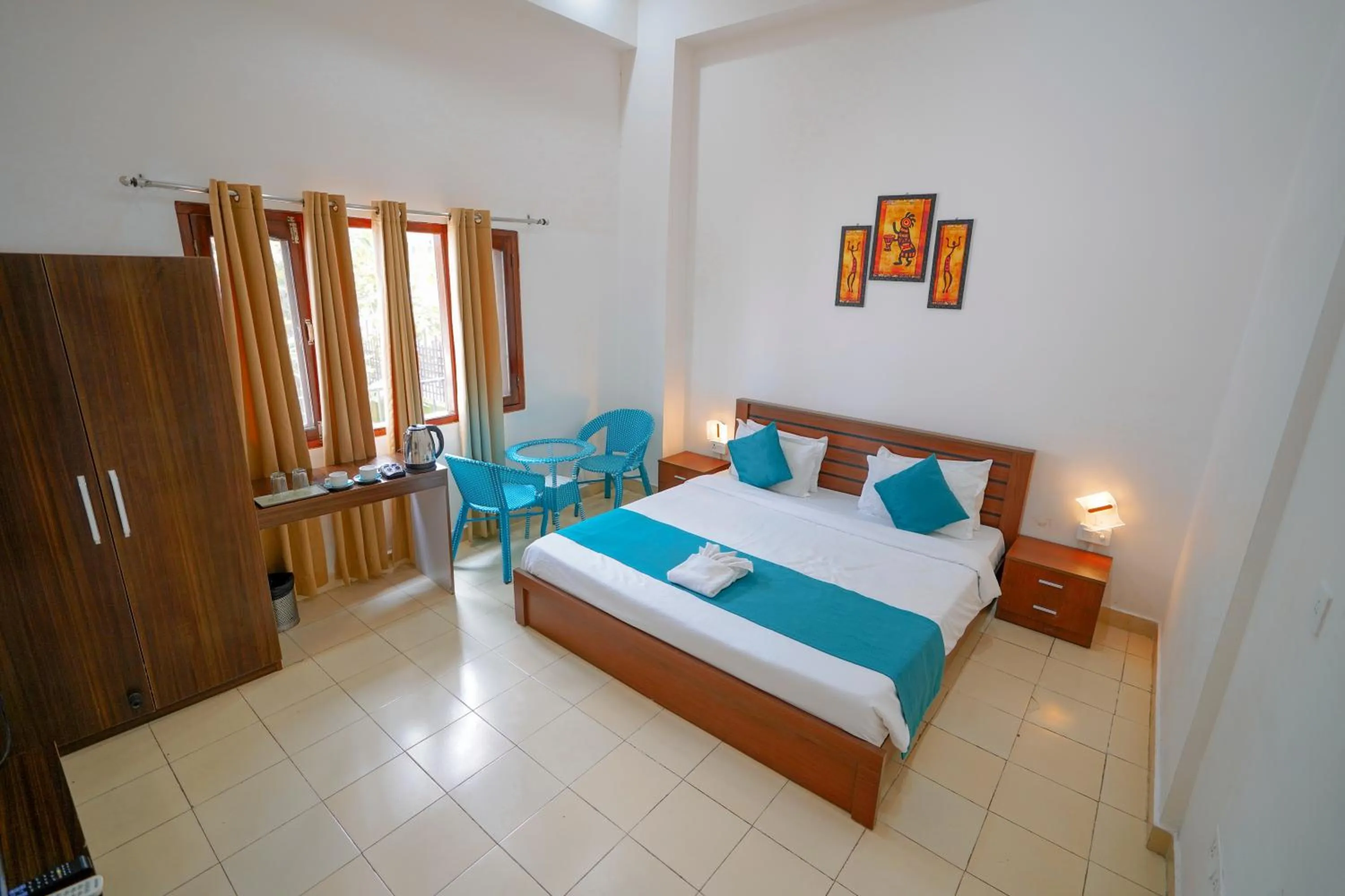 Bed in The Naga Rishikesh