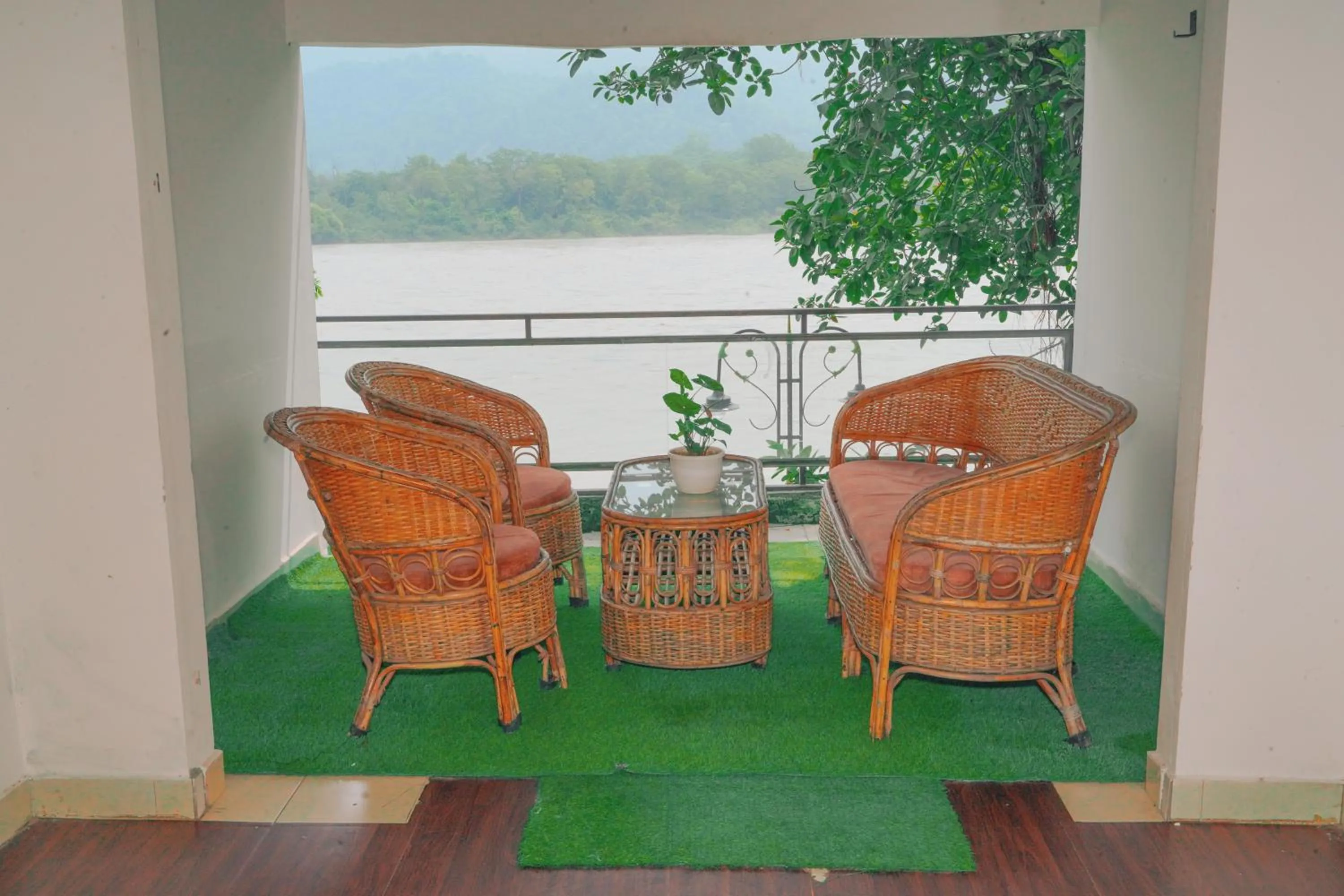Patio in The Naga Rishikesh