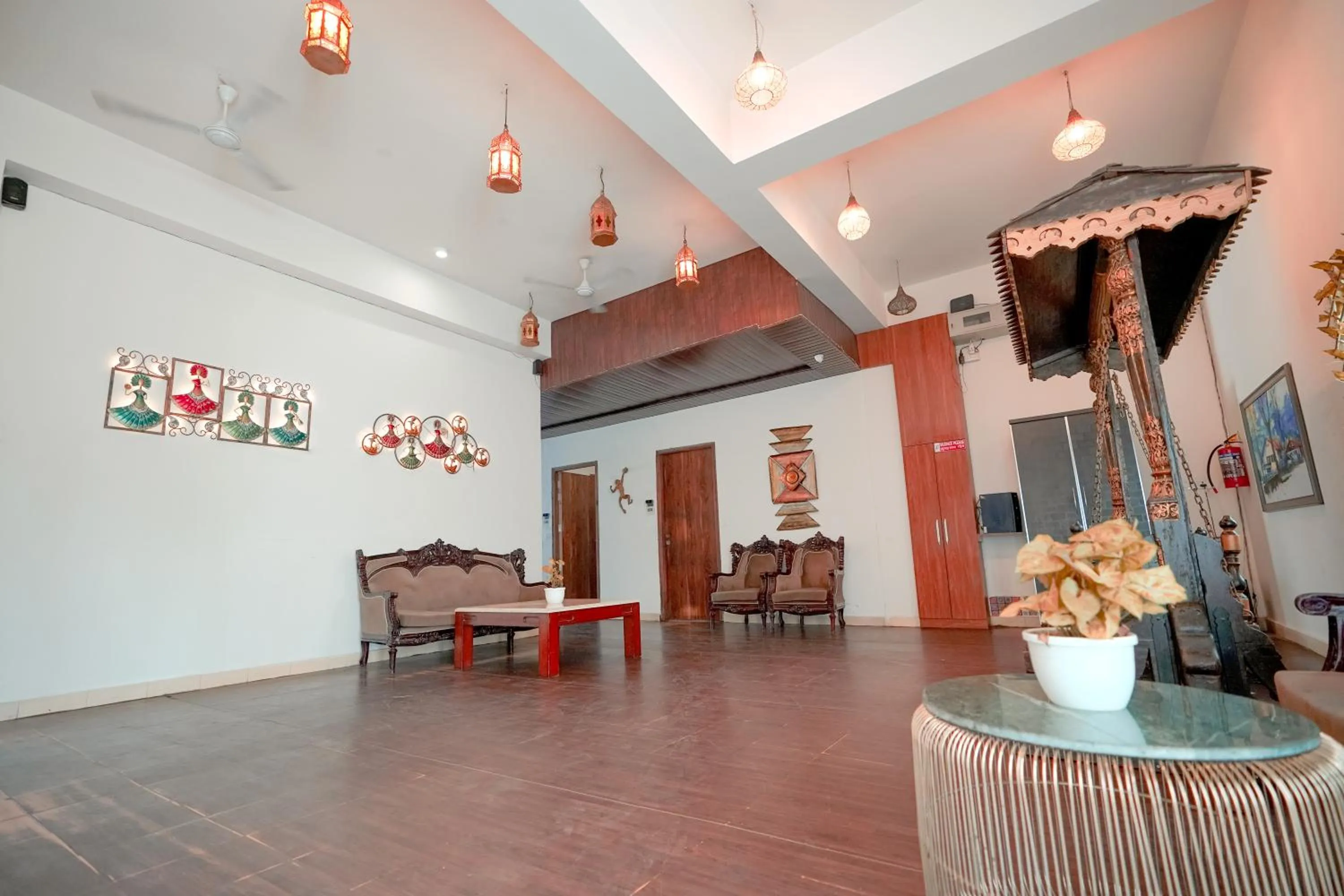 Living room in The Naga Rishikesh