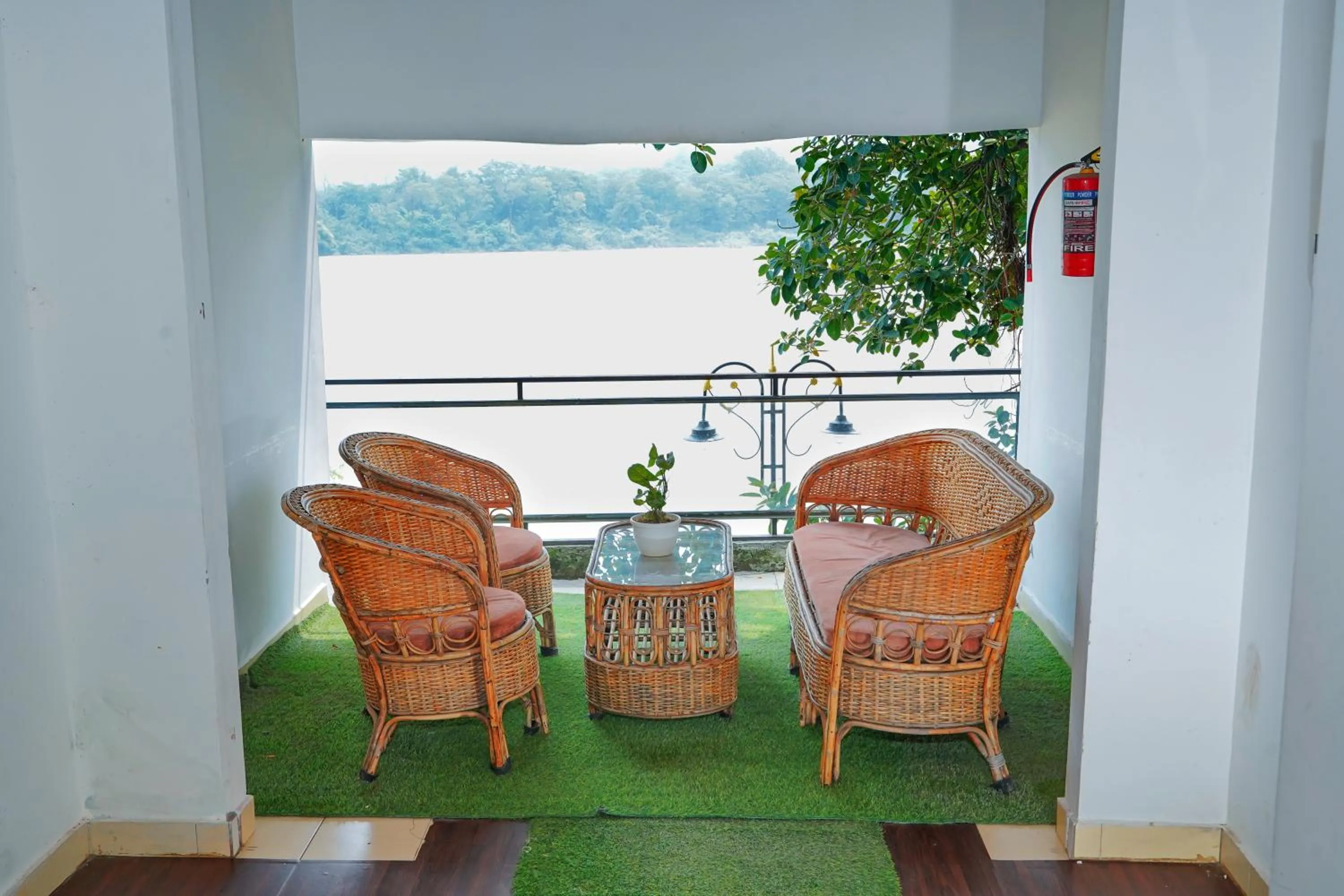 Patio in The Naga Rishikesh