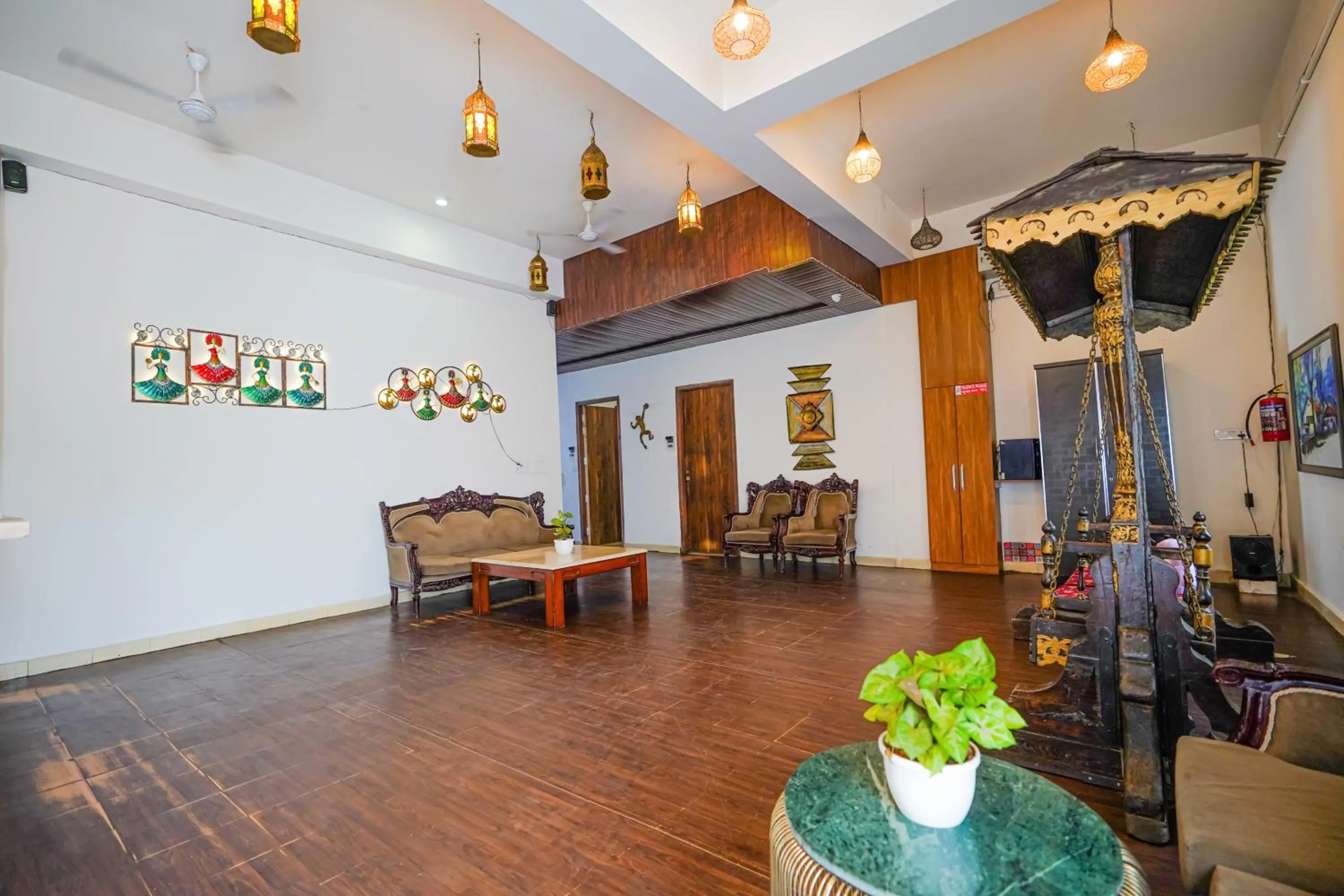 Living room in The Naga Rishikesh