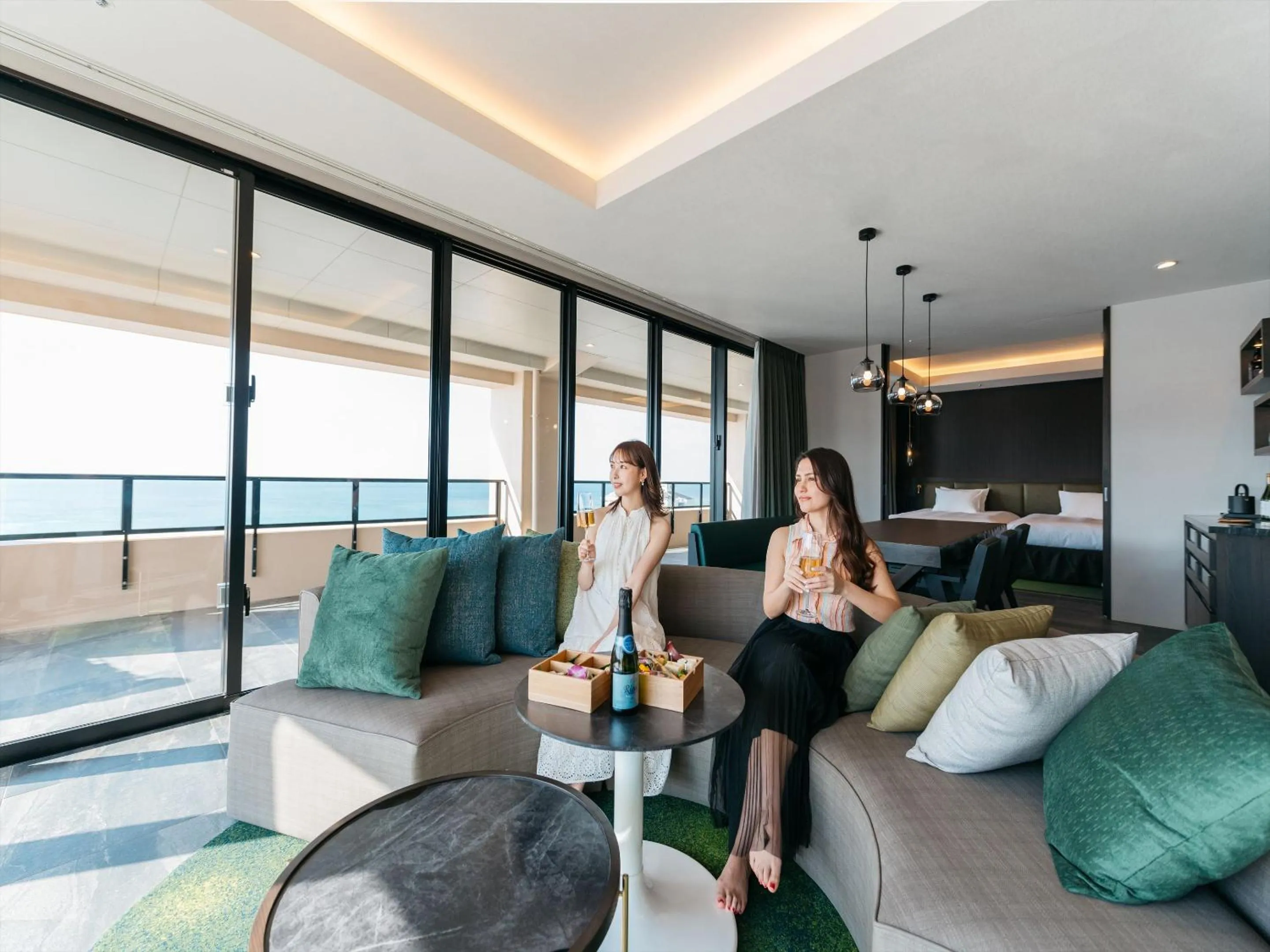 Living room in AQUASENSE Hotel & Resort