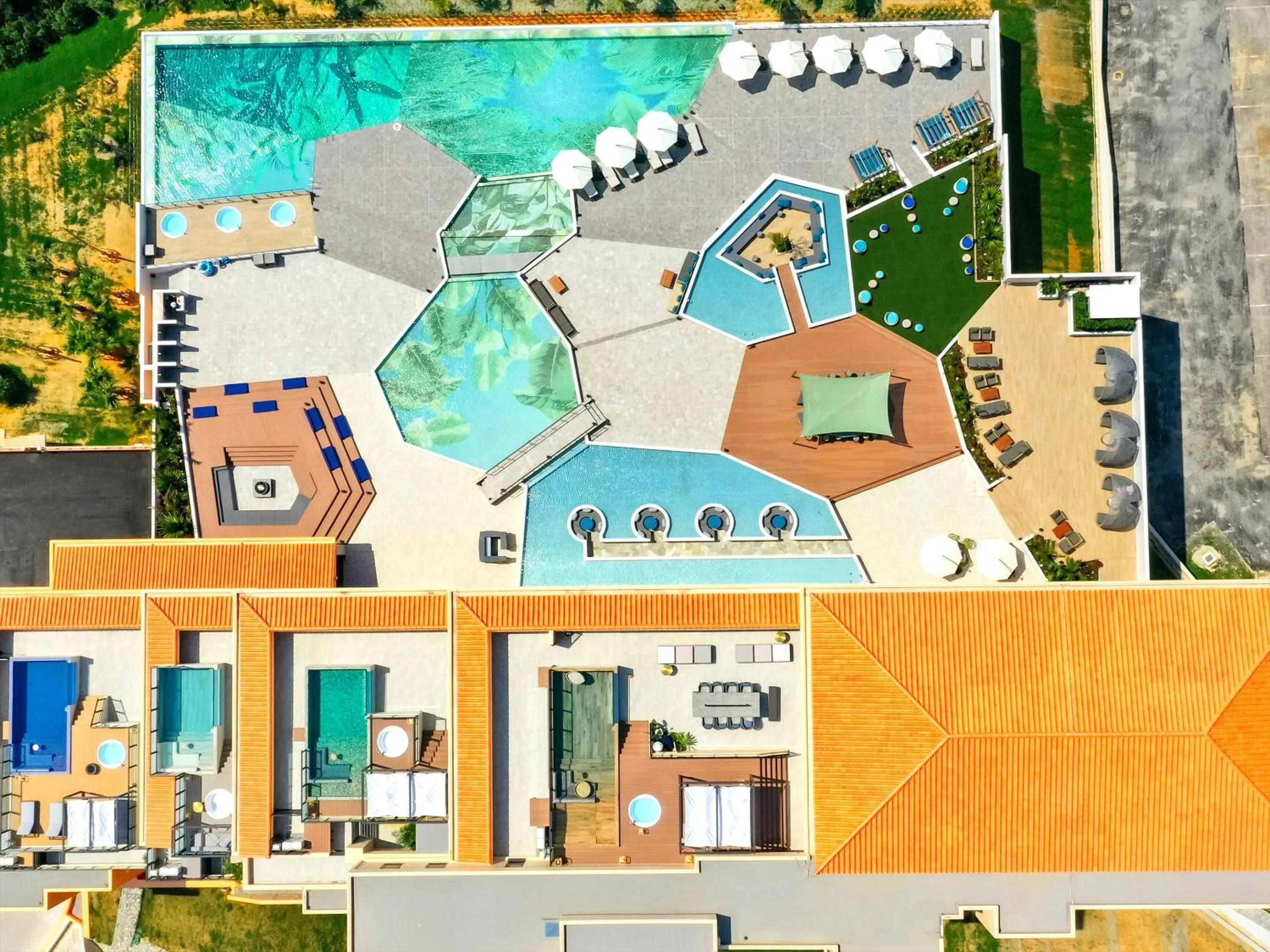 Pool view in AQUASENSE Hotel & Resort