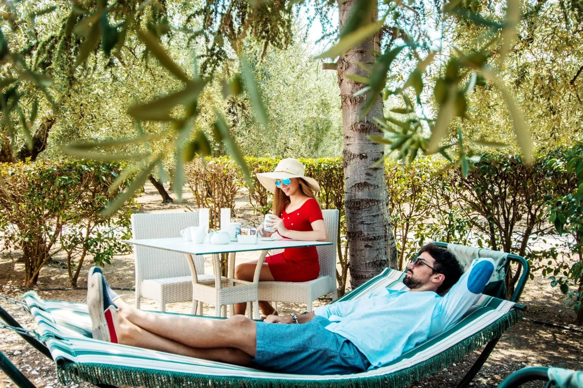 Garden view in Giardino Degli Ulivi Resort Masseria Garden view in Giardino Degli Ulivi Resort Masseria