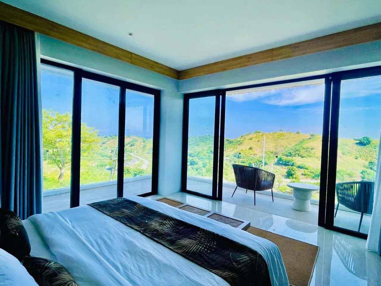 View (from property/room), Bed in Truntum Boutique Mandalika