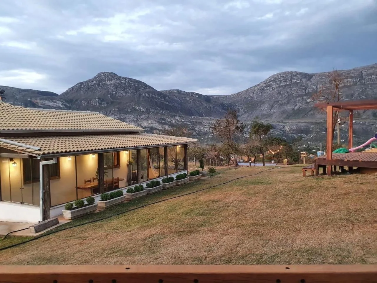 Garden view in Euetu na Lapinha da Serra