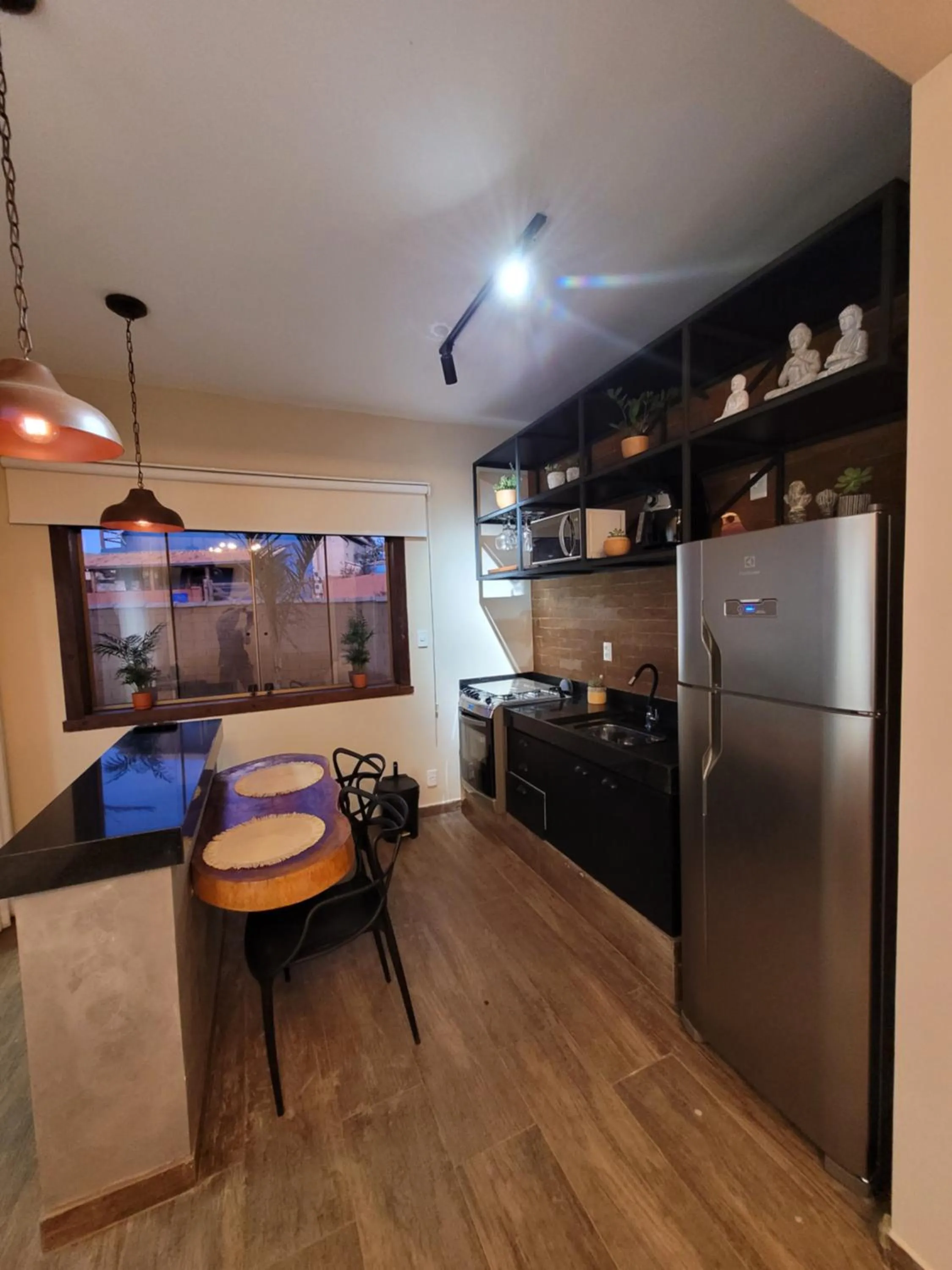 Kitchen or kitchenette in Euetu na Lapinha da Serra