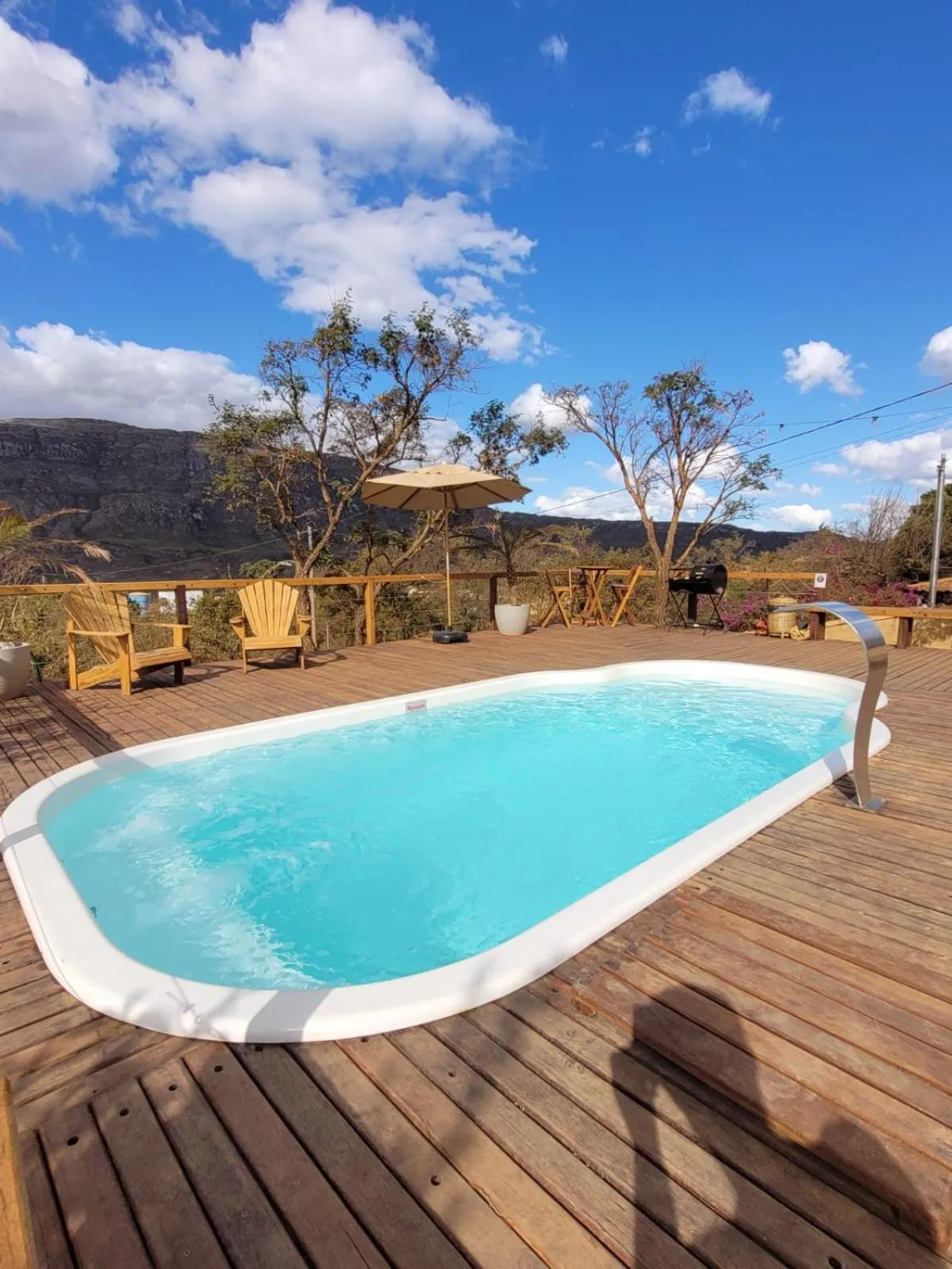Pool view in Euetu na Lapinha da Serra
