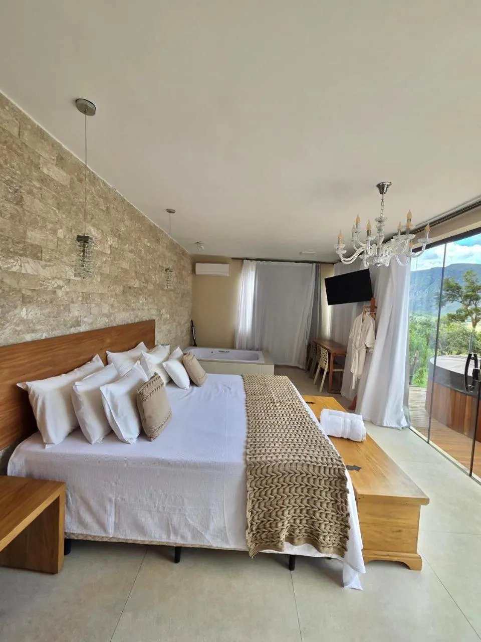 Photo of the whole room, Bed in Euetu na Lapinha da Serra