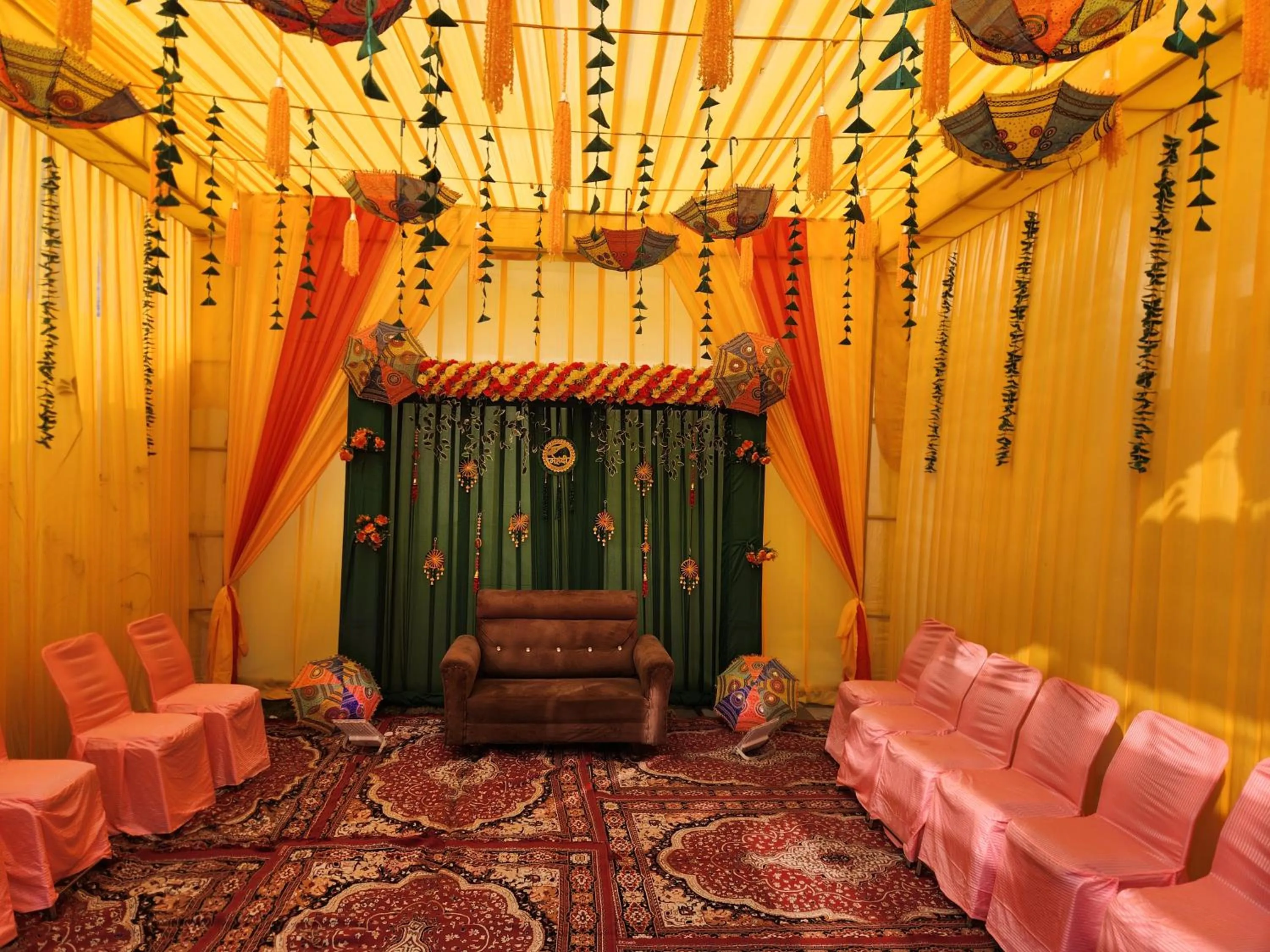 Seating area in Roop Niwas