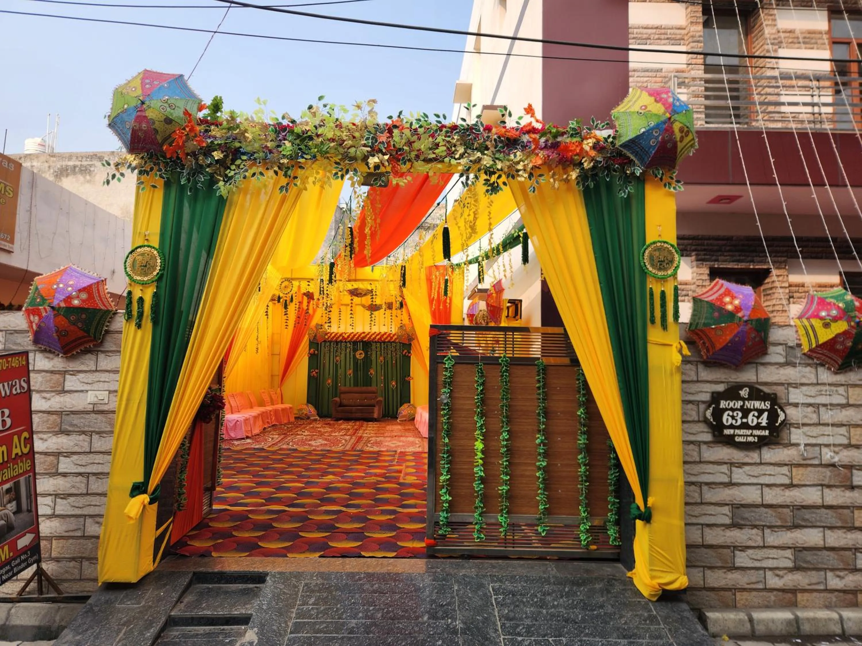 View (from property/room) in Roop Niwas