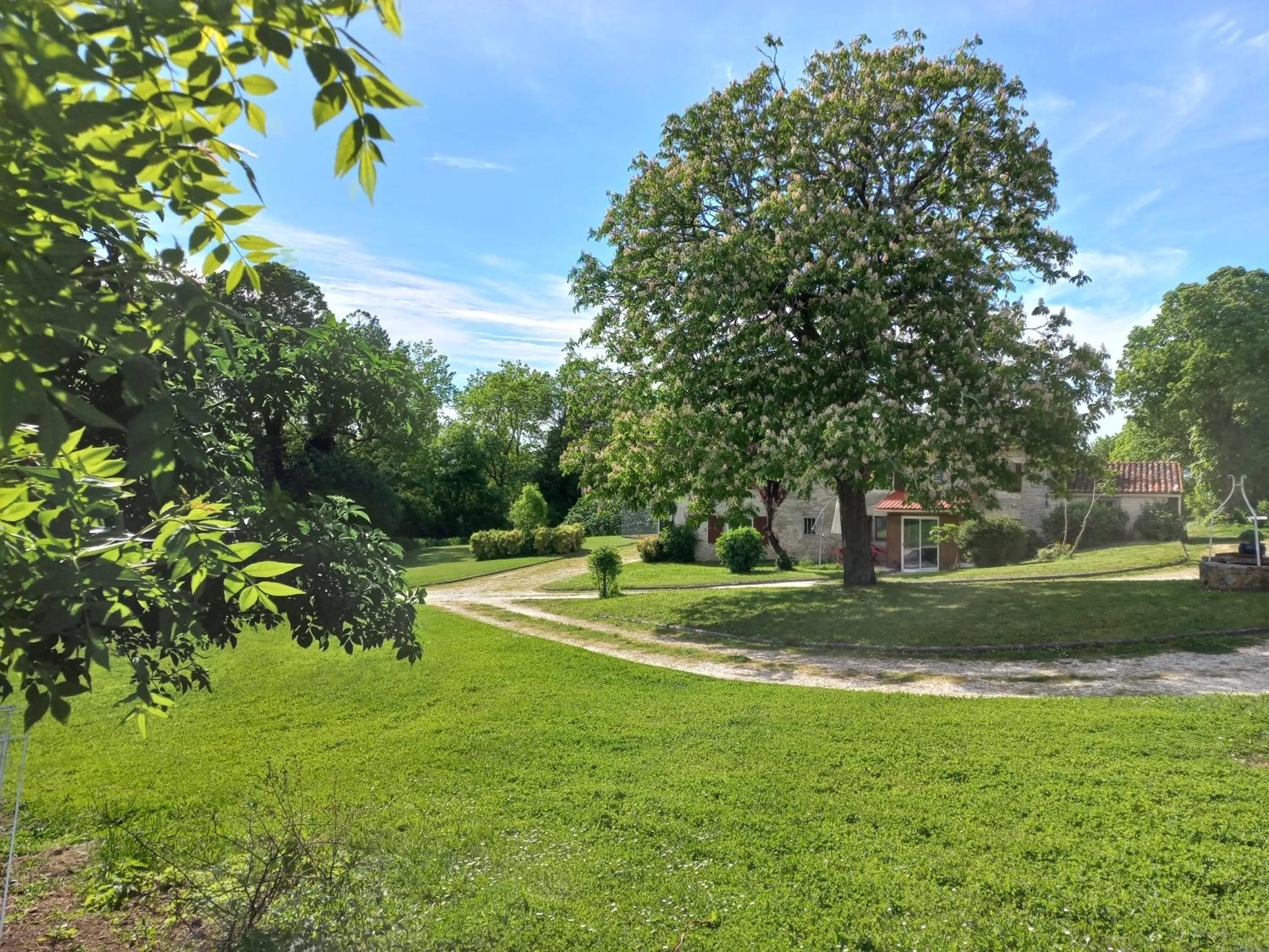 Garden in Domaine de Fontsauzine - gîtes et chambre d'hôtes