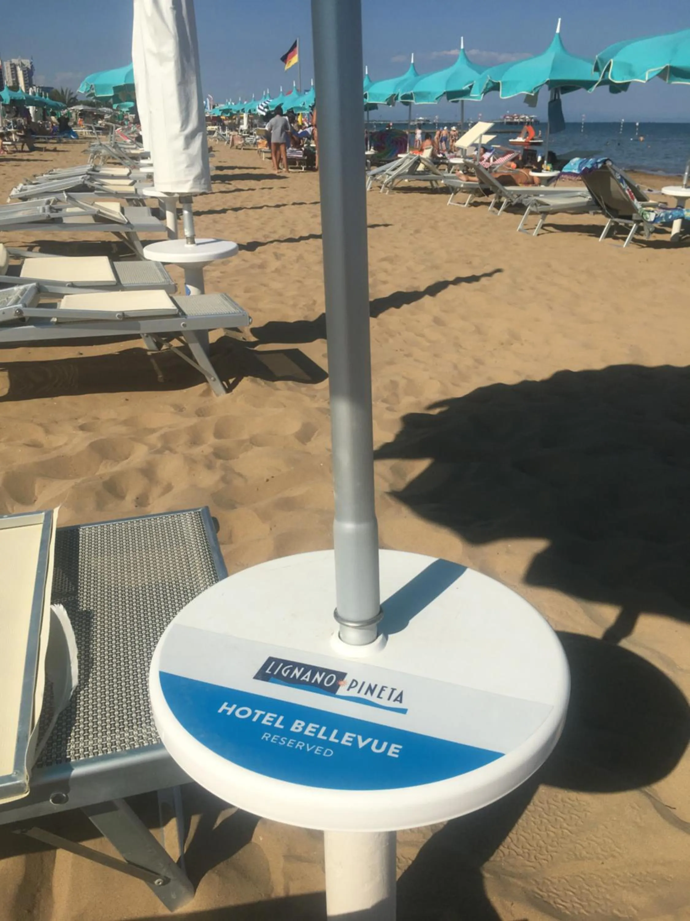 Beach in Hotel Bellevue