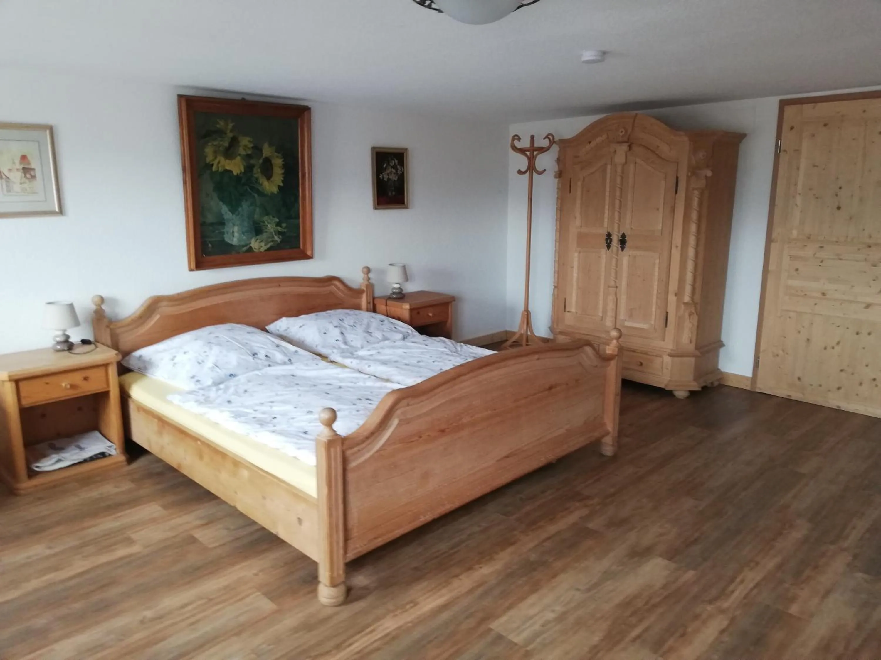 Bedroom, Bed in Ferienhof Müller Vorderburg