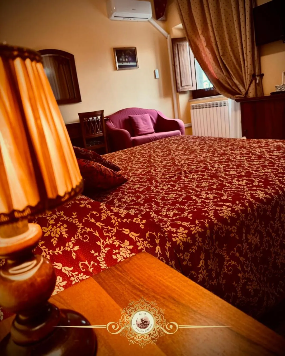 Bedroom, Bed in Hotel Il Cavalier D'Arpino