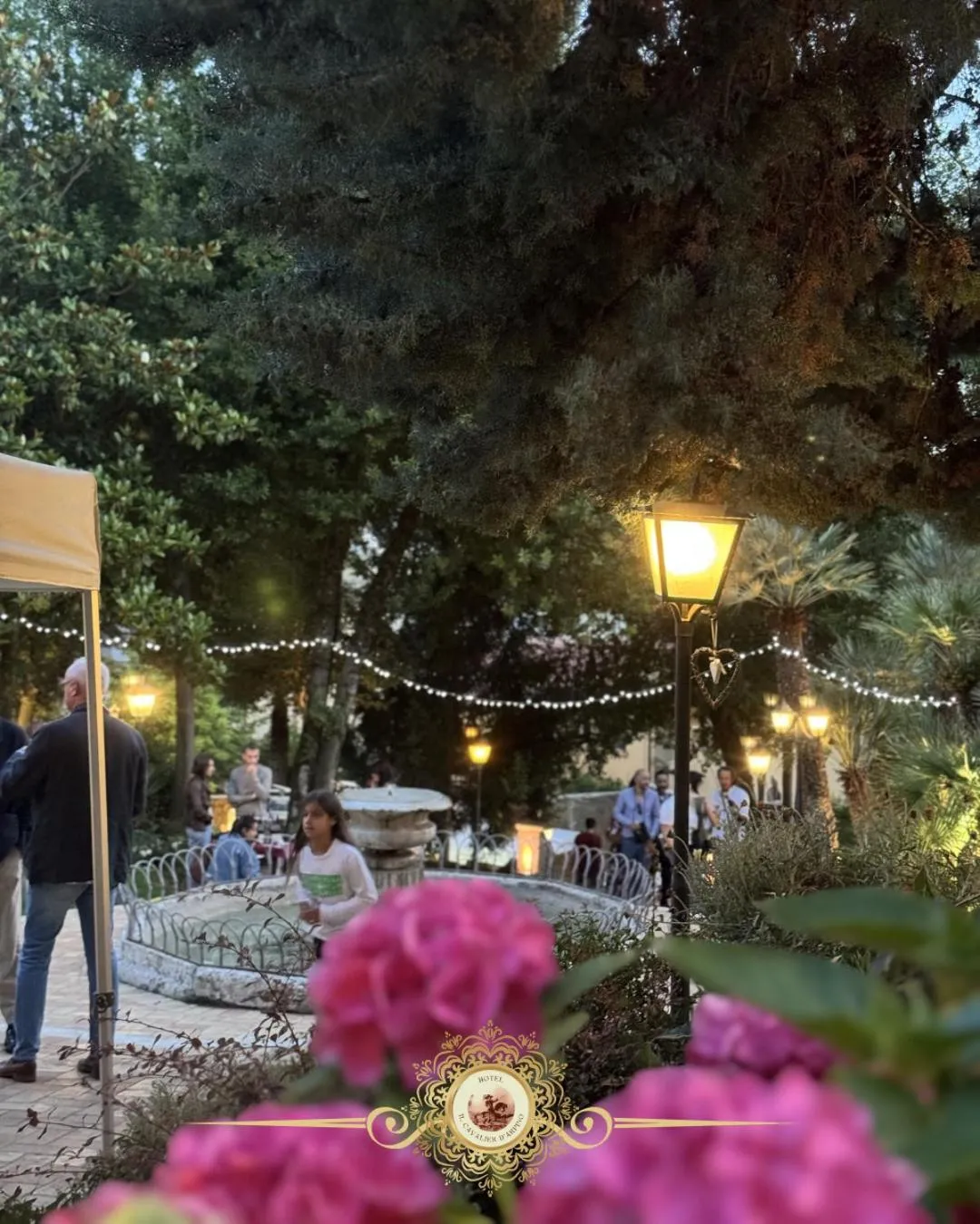 Garden in Hotel Il Cavalier D'Arpino