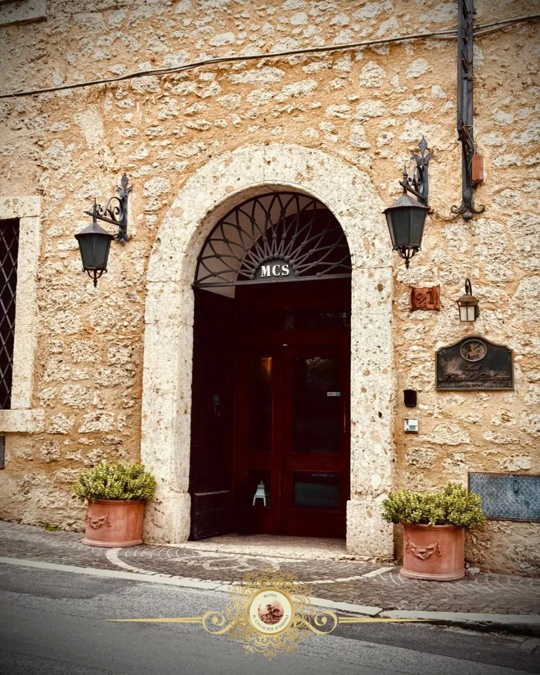 Property building in Hotel Il Cavalier D'Arpino